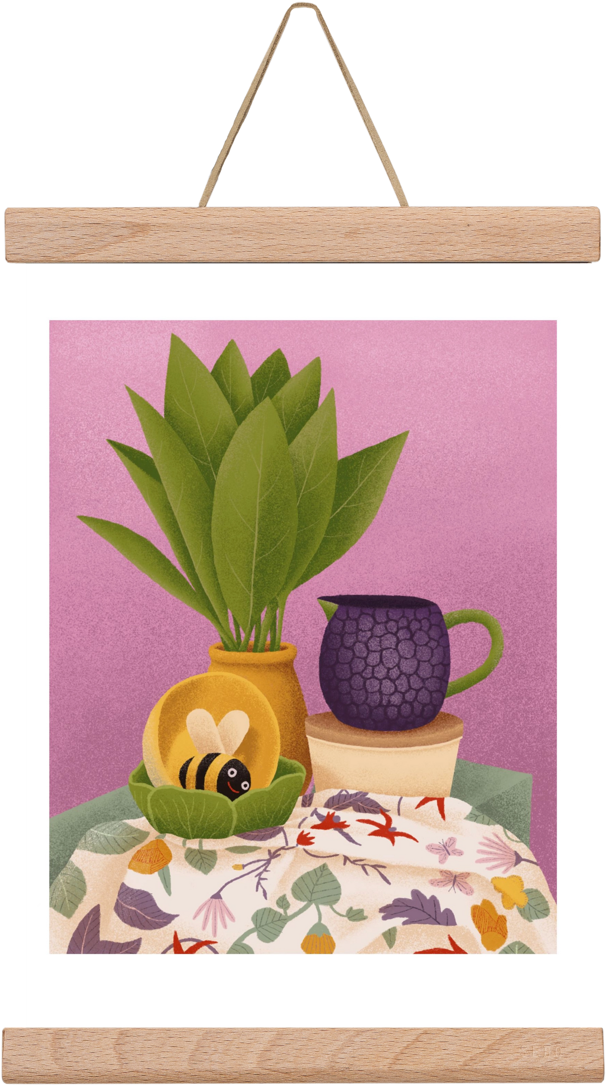 Csendélet, 20x30 cm (20x30 cm), Tölgy akasztó