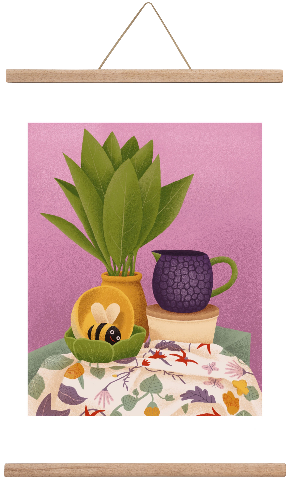 Csendélet, 40x60 cm (40x60 cm), Tölgy akasztó