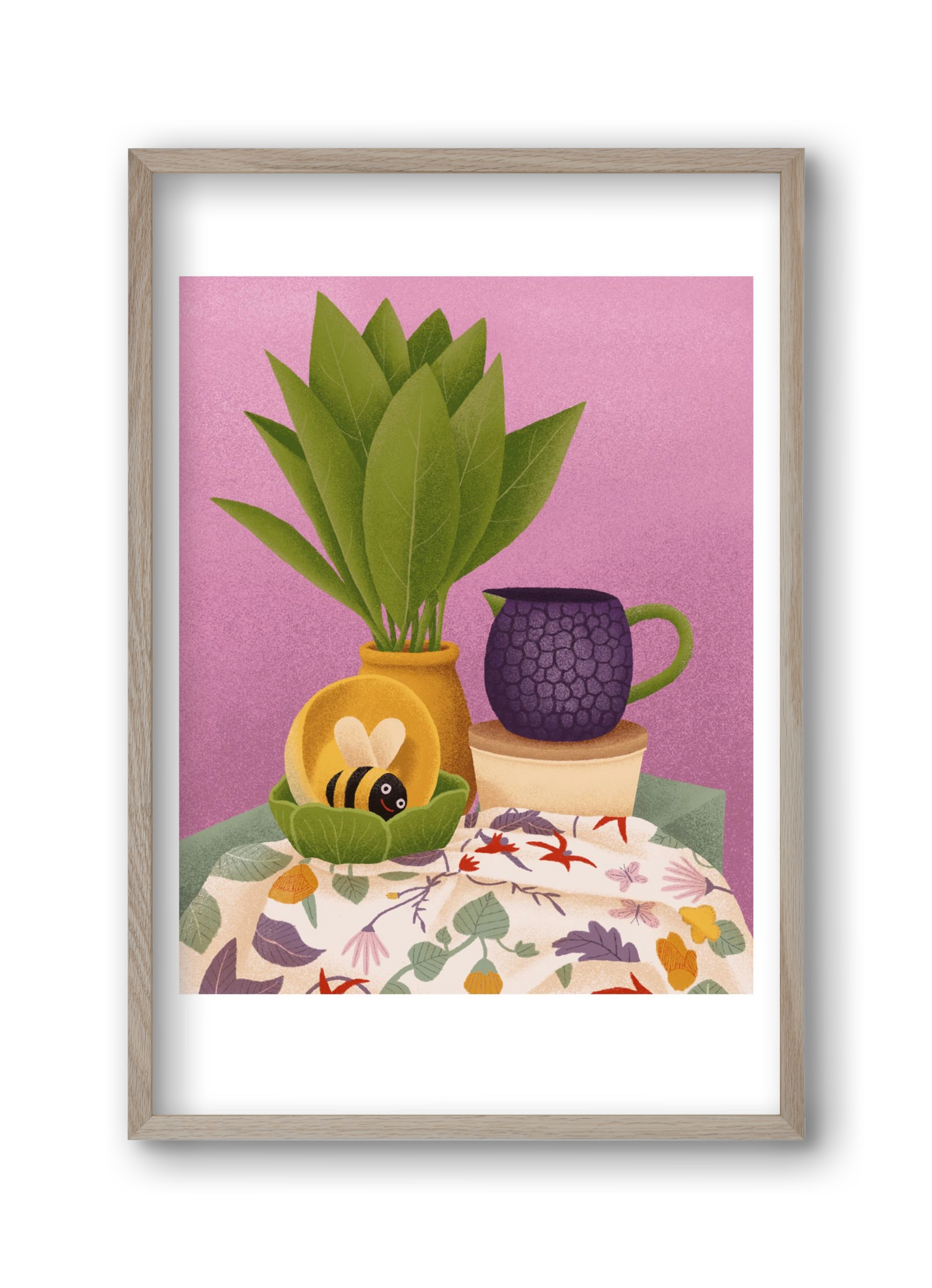 Csendélet, 30x45 cm (30x45 cm), Tölgy keret