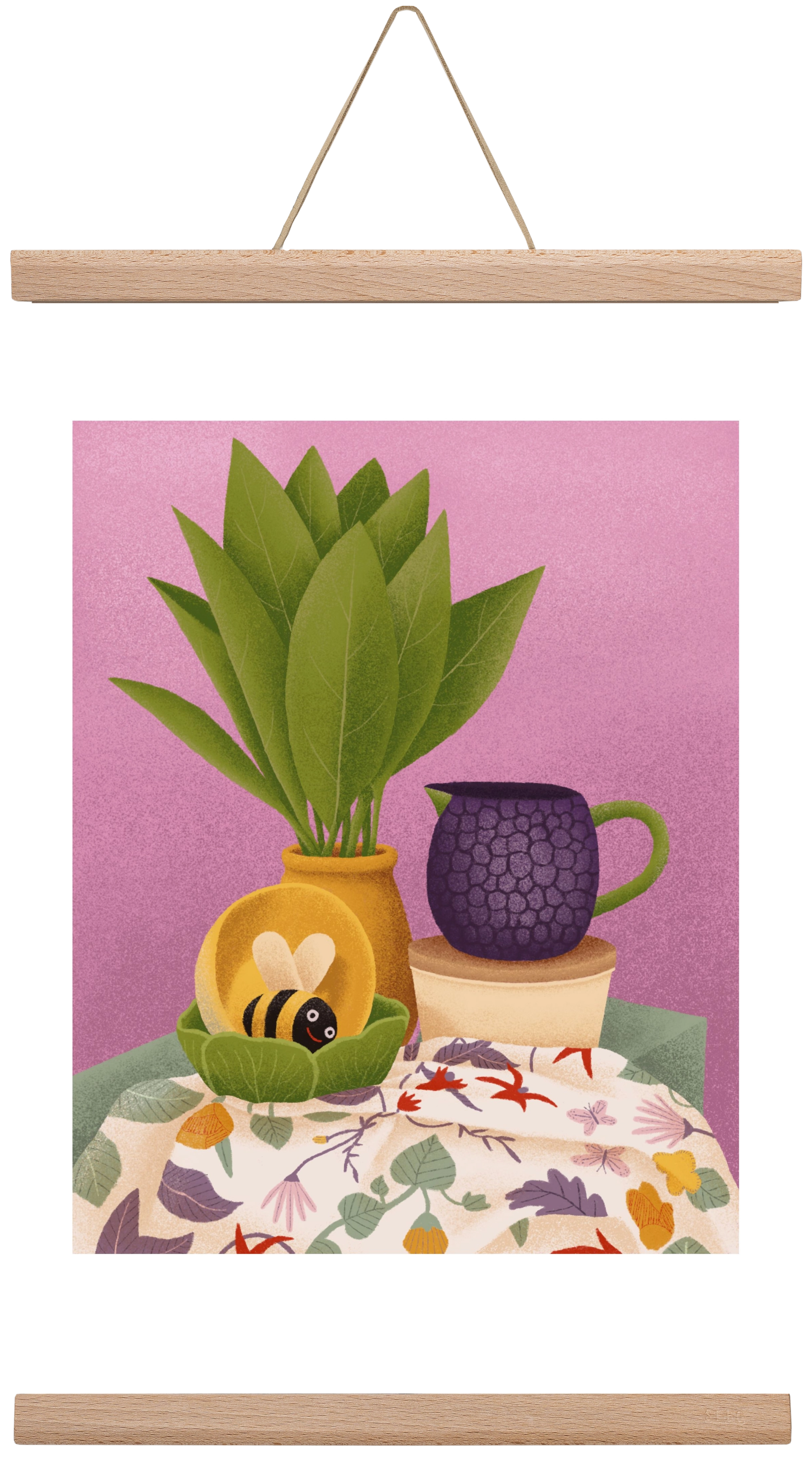 Csendélet, 30x45 cm (30x45 cm), Tölgy akasztó