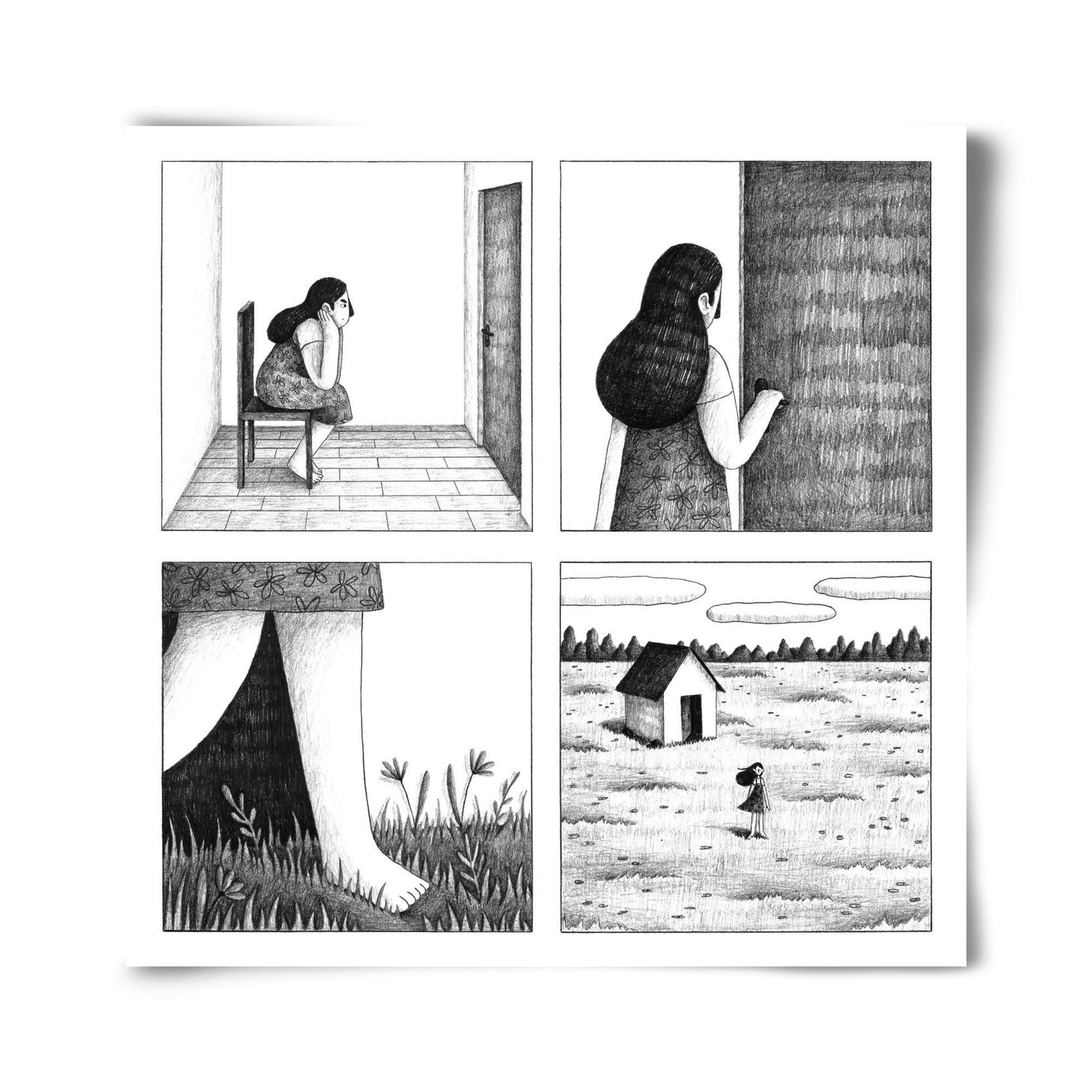 Falak, 40x40 cm, Keret nélkül