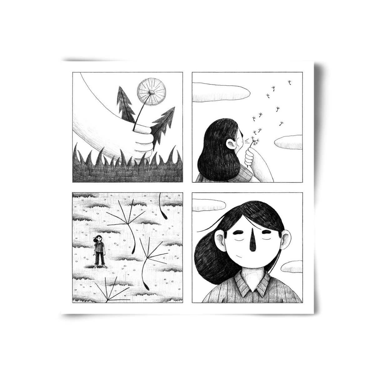 Gondolatok, 30x30 cm, Keret nélkül