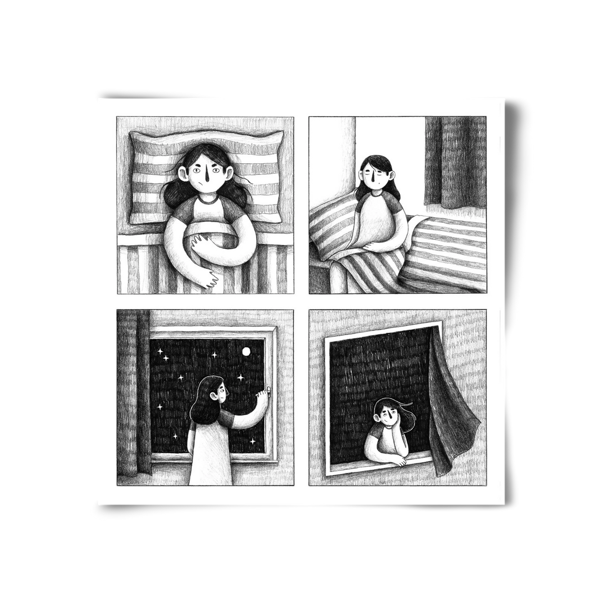 Nyugalom, 30x30 cm, Keret nélkül