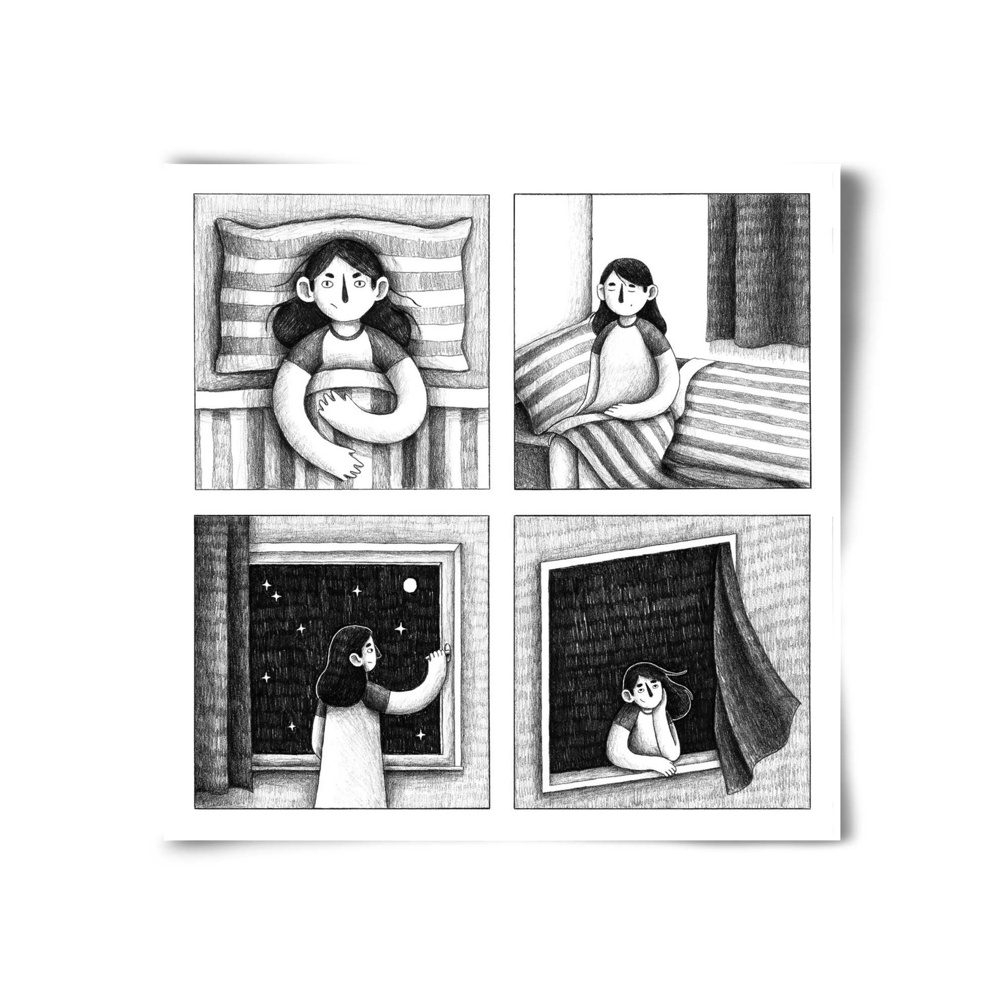 Nyugalom, 30x30 cm, Keret nélkül