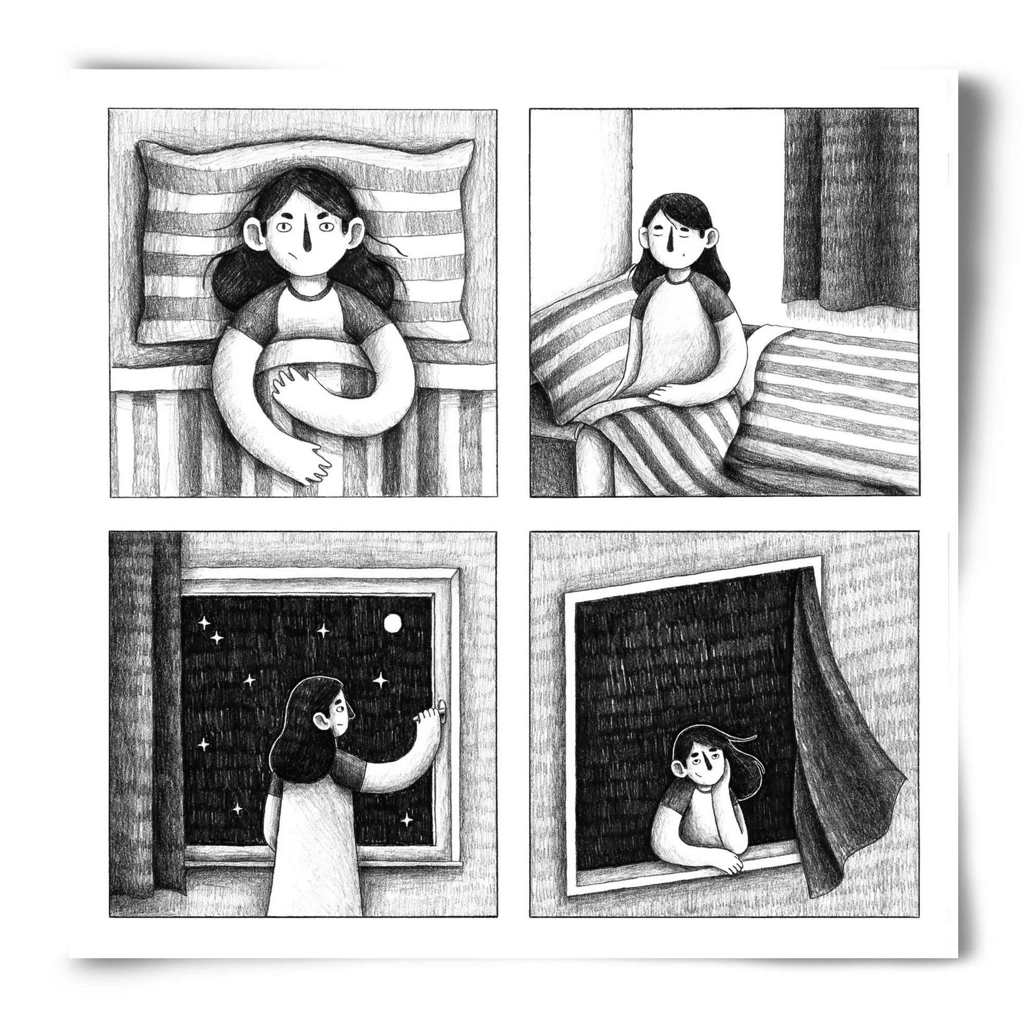 Nyugalom, 50x50 cm, Keret nélkül