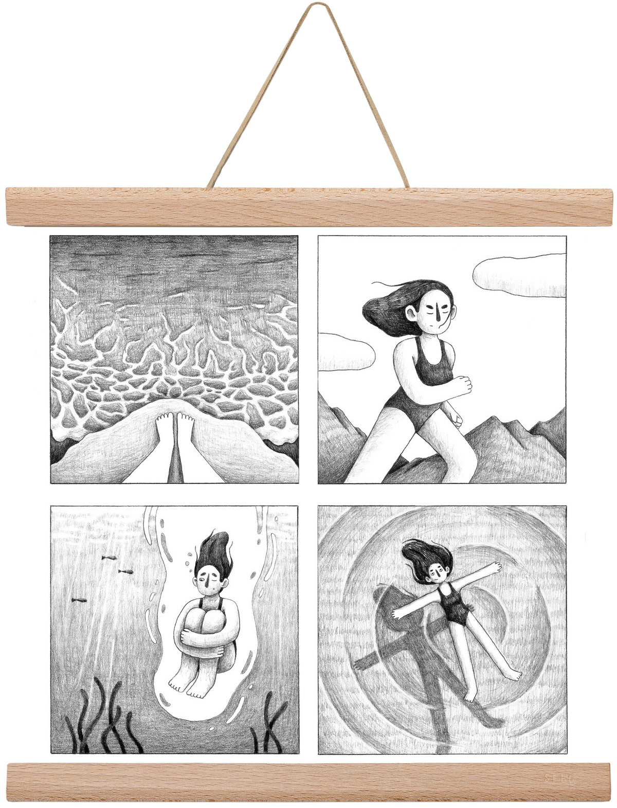 Komfortzóna, 30x30 cm (30x30 cm), Tölgy akasztó