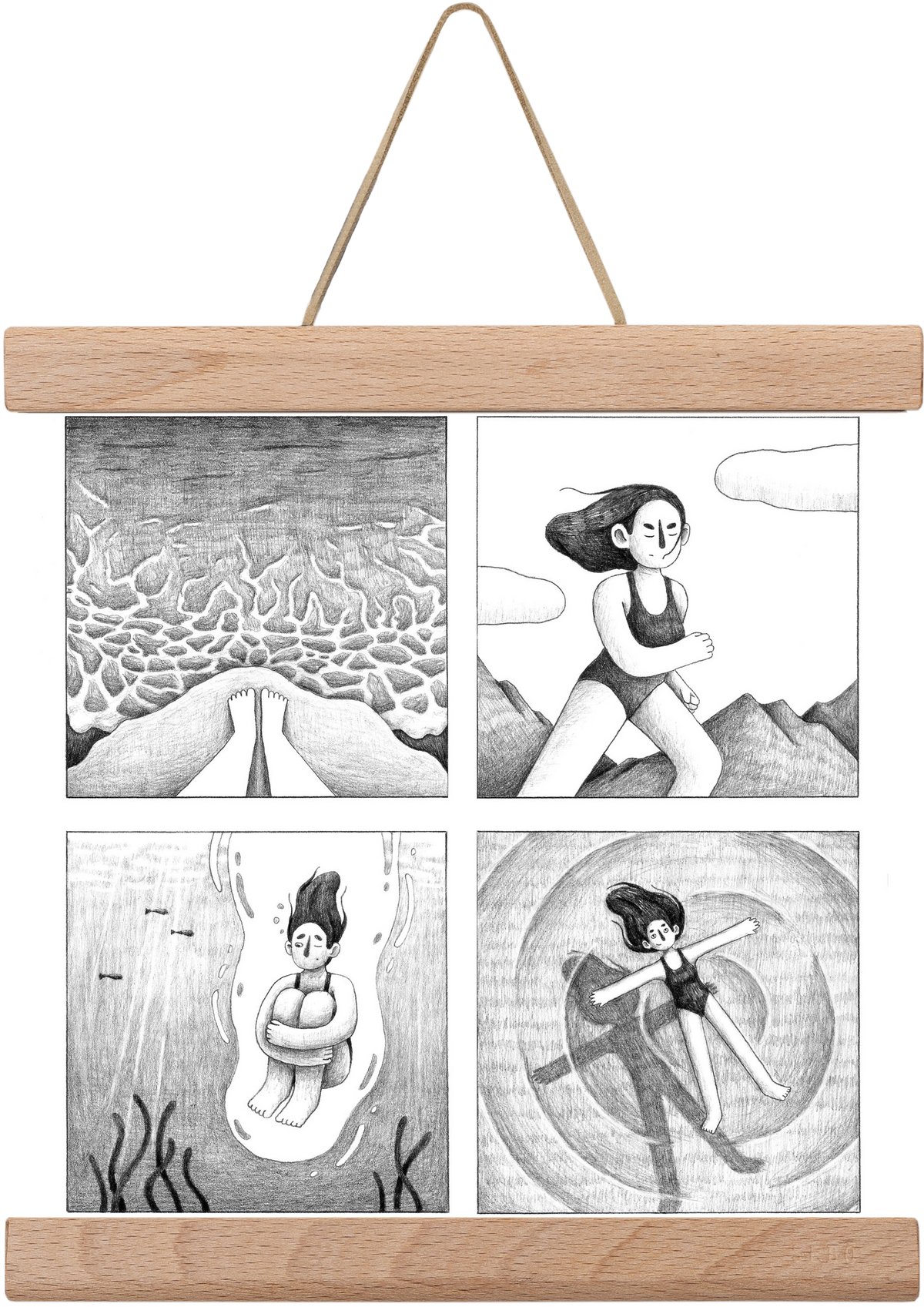 Komfortzóna, 20x20 cm (20x20 cm), Tölgy akasztó