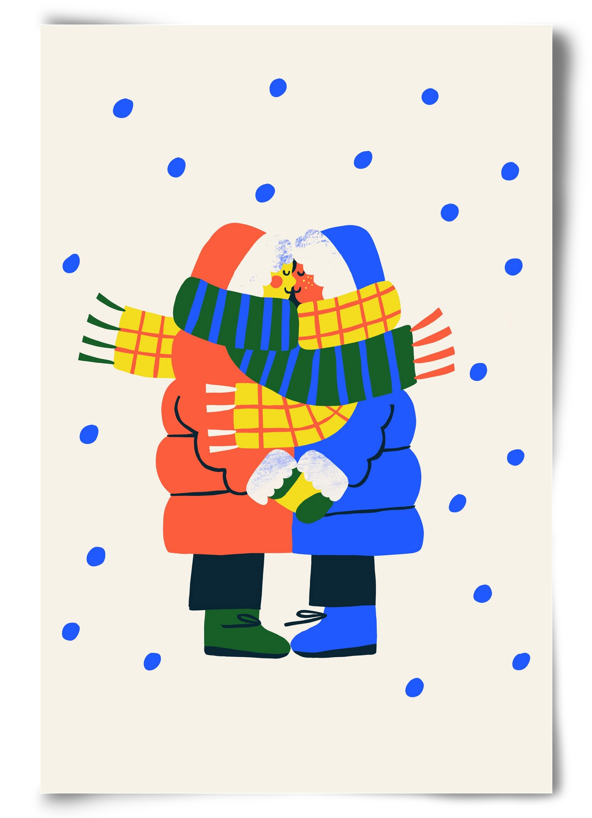 Winter Love, 60x90 cm, Keret nélkül