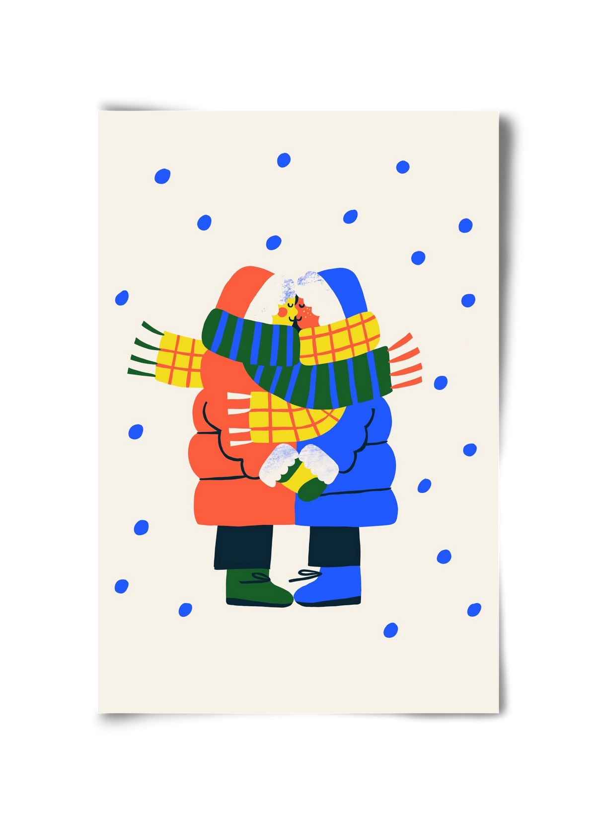 Winter Love, 30x45 cm, Keret nélkül