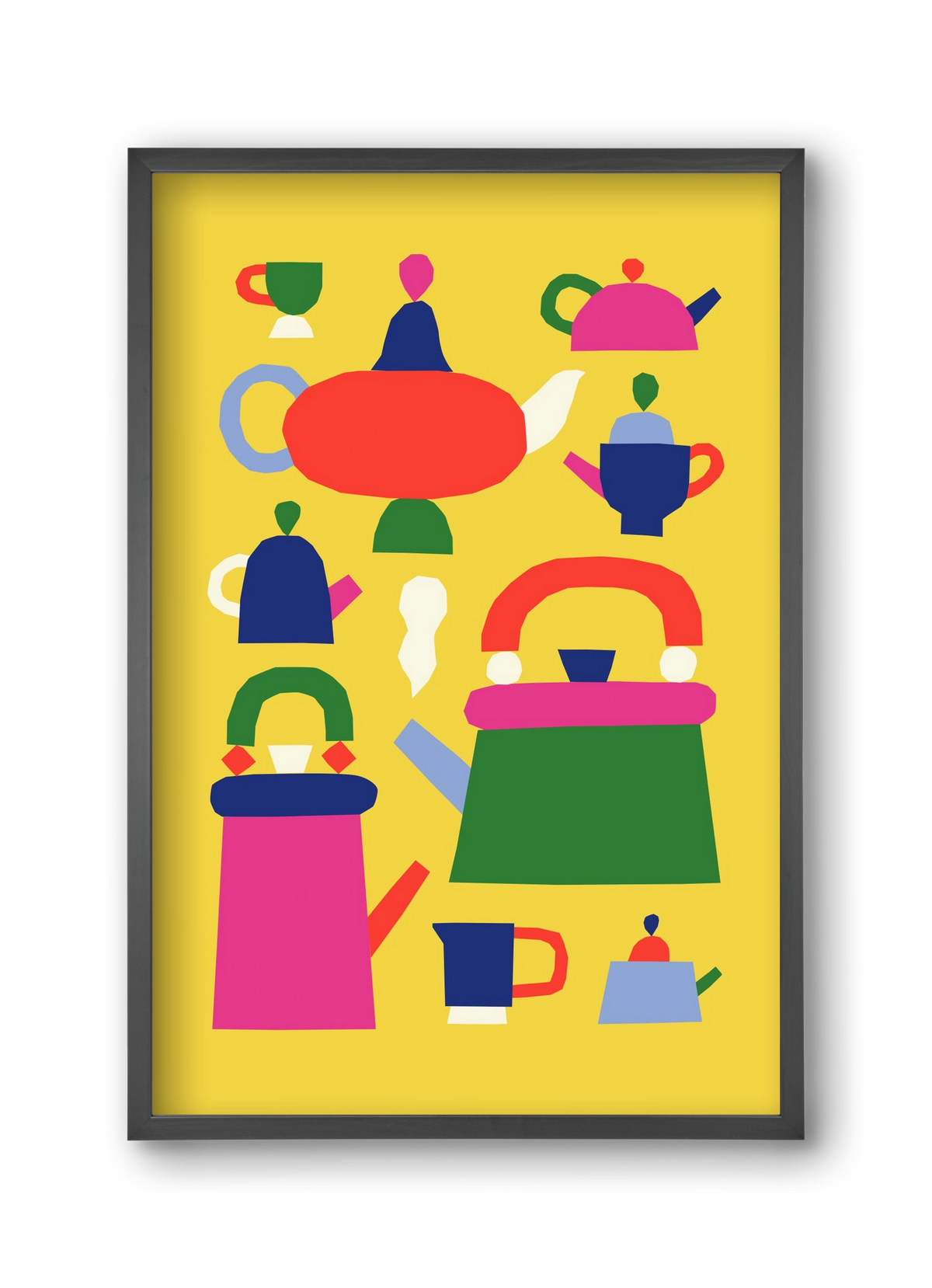 Tea Time, 30x45 cm (30x45 cm), Fekete keret