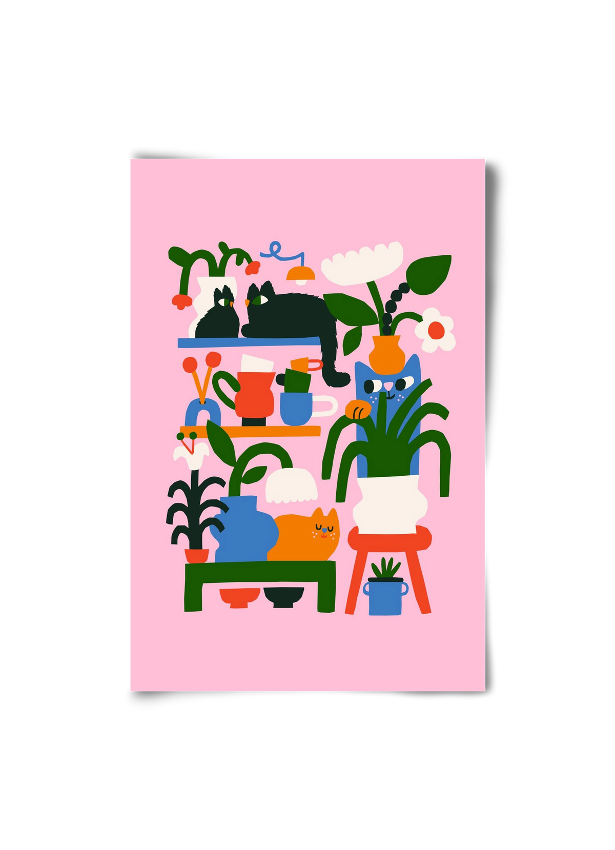 A Cat Lady's Home, 20x30 cm, Keret nélkül