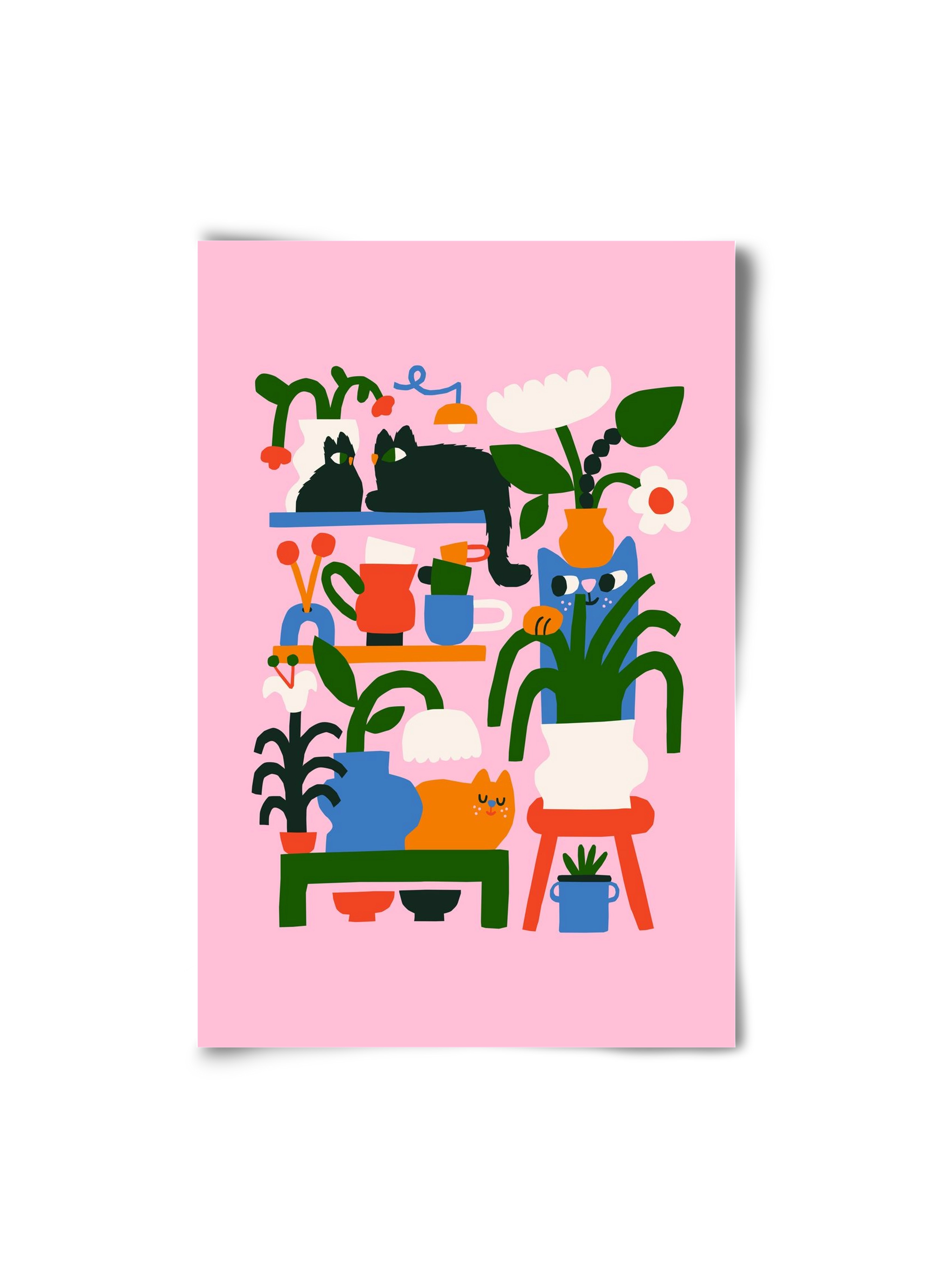 A Cat Lady's Home, 20x30 cm, Keret nélkül