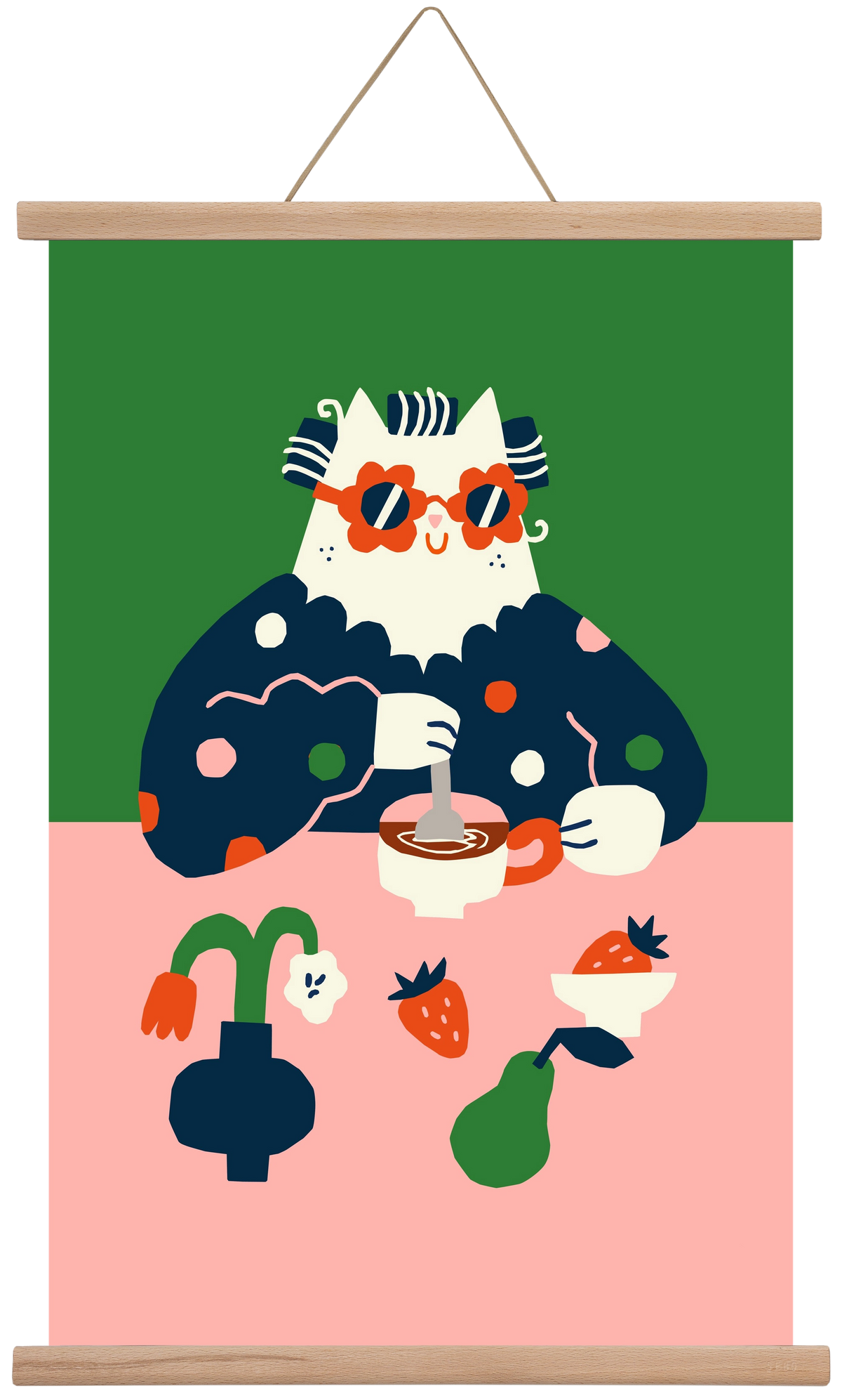 Good Morning, 40x60 cm (40x60 cm), Tölgy akasztó