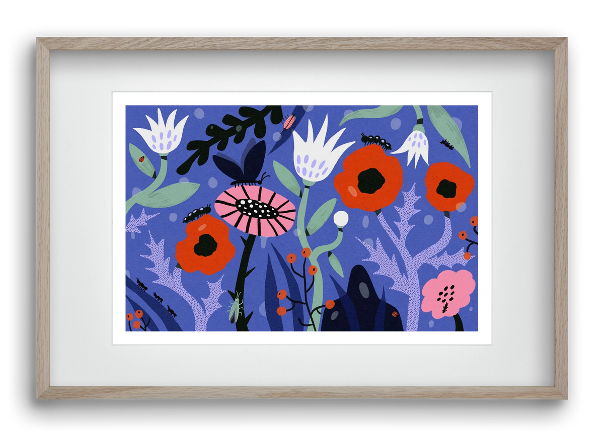 Morning Dew, 60x40 cm (45x30 cm), Tölgy keret, paszpartuval