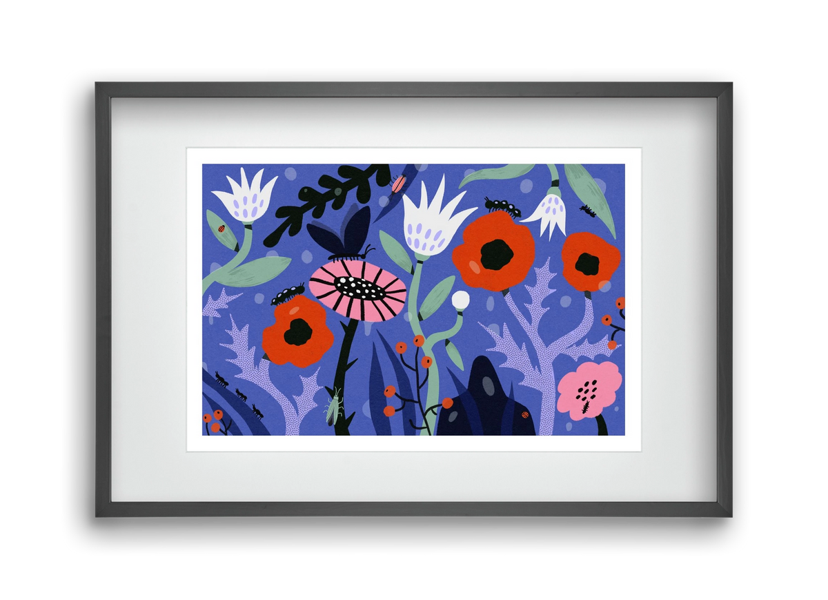 Morning Dew, 45x30 cm (30x20 cm), Fekete keret, paszpartuval