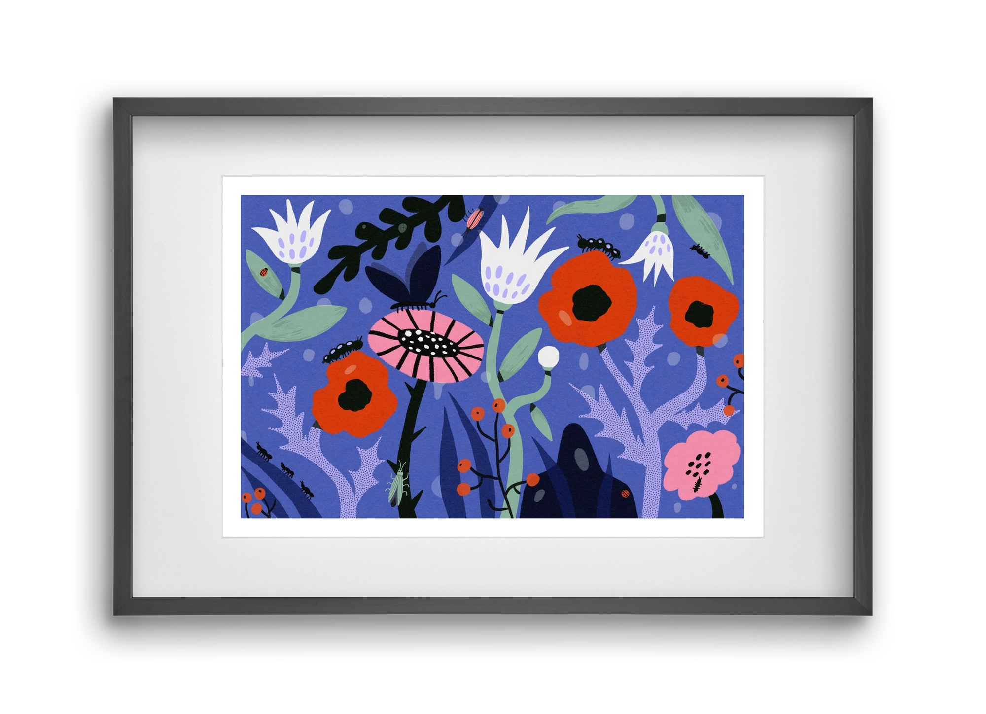 Morning Dew, 45x30 cm (30x20 cm), Fekete keret, paszpartuval