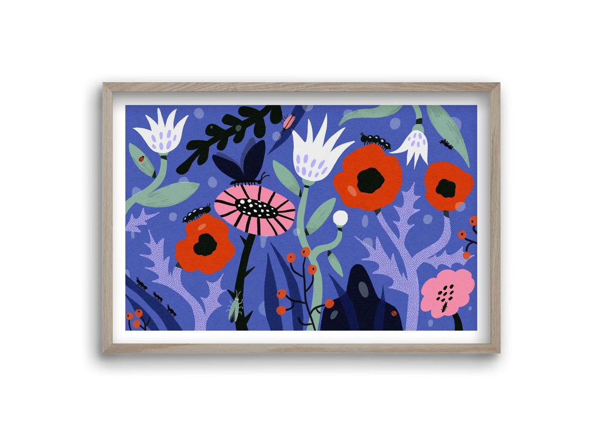 Morning Dew, 30x20 cm (30x20 cm), Tölgy keret