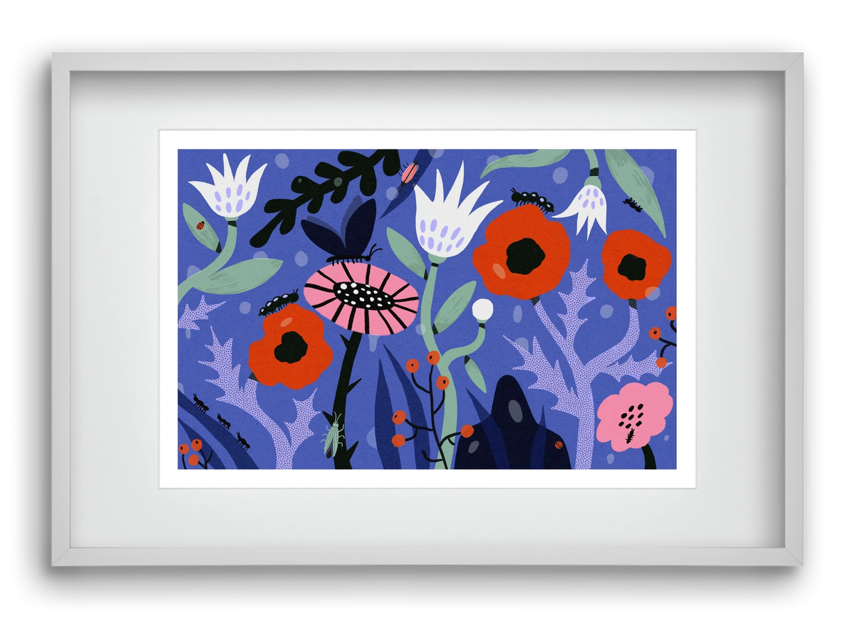 Morning Dew, 60x40 cm (45x30 cm), Fehér keret, paszpartuval