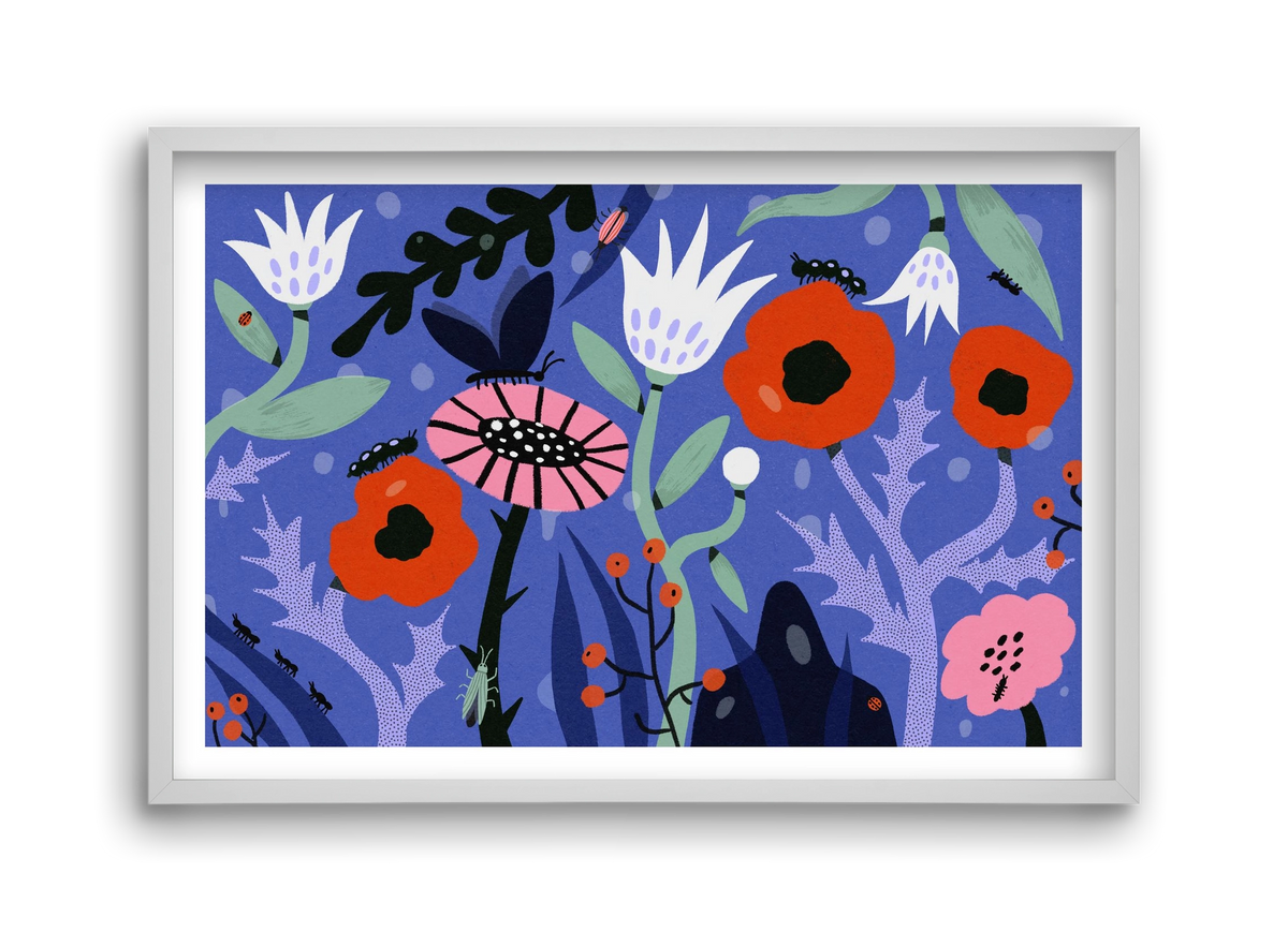 Morning Dew, 45x30 cm (45x30 cm), Fehér keret