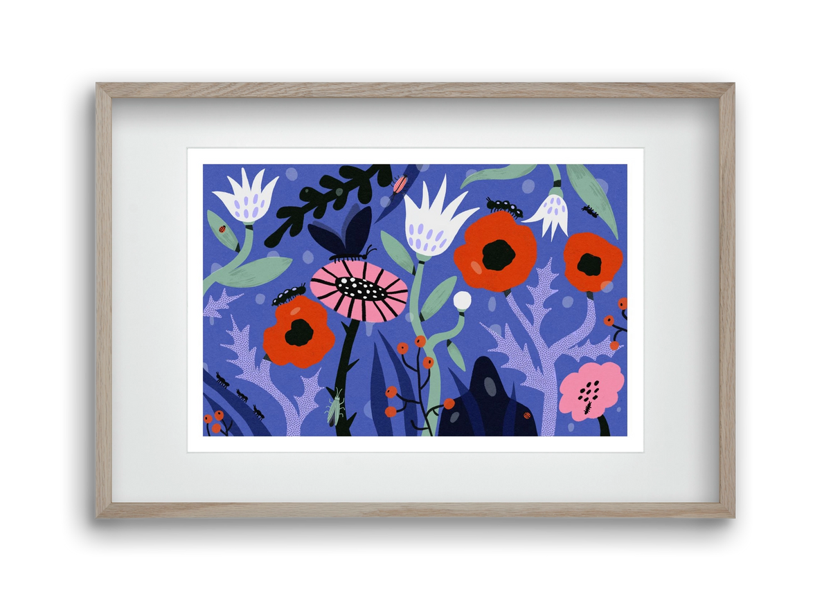 Morning Dew, 45x30 cm (30x20 cm), Tölgy keret, paszpartuval