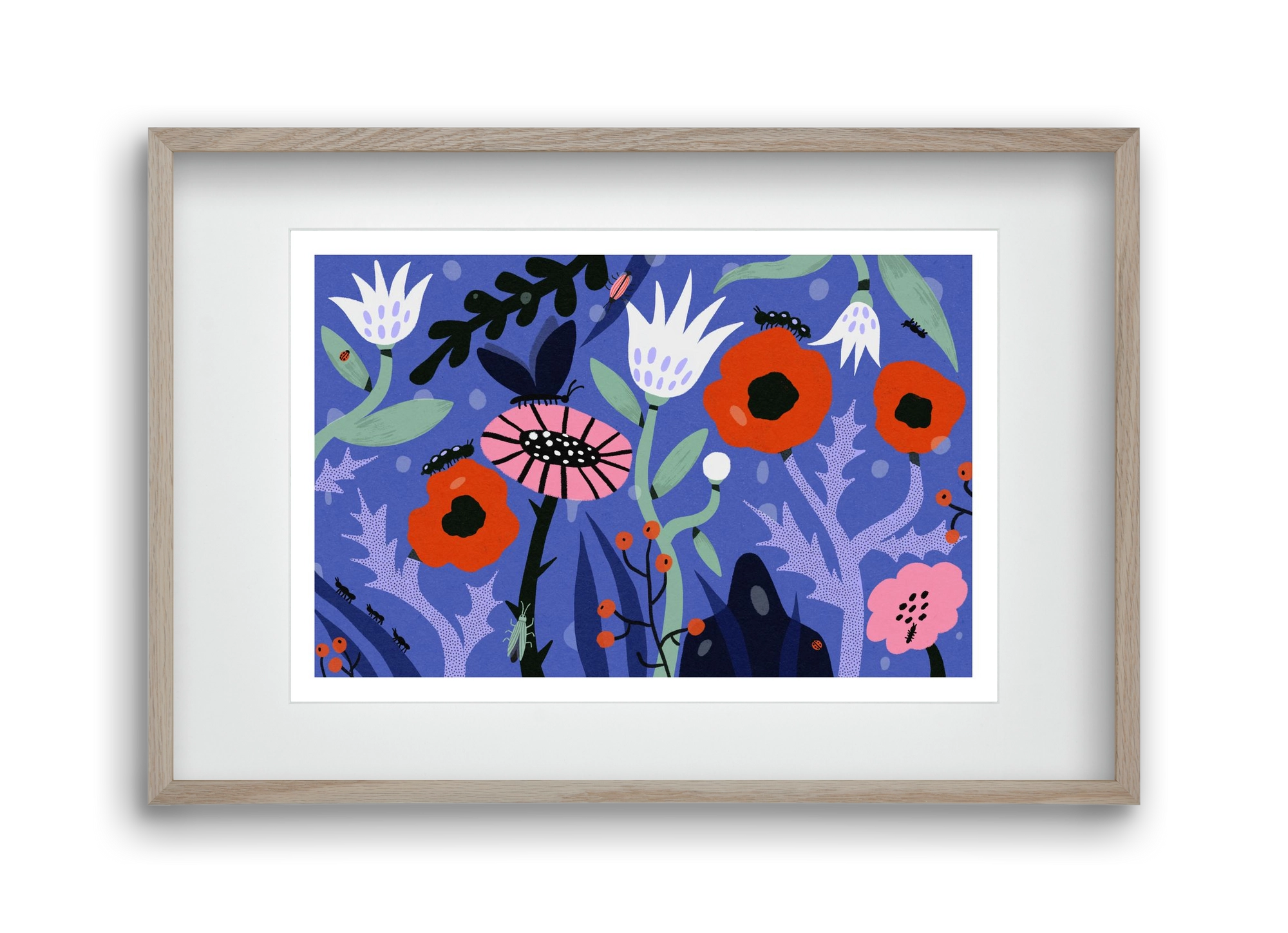 Morning Dew, 45x30 cm (30x20 cm), Tölgy keret, paszpartuval