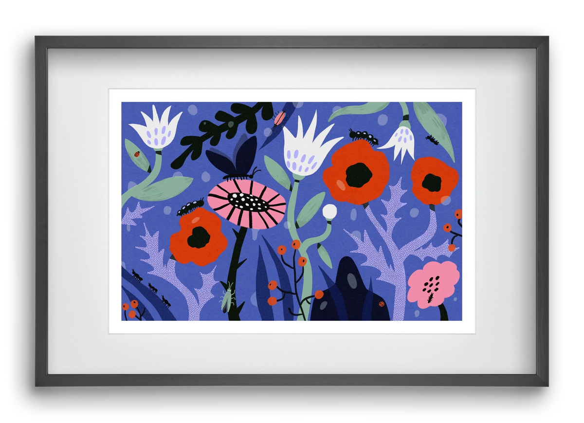 Morning Dew, 60x40 cm (45x30 cm), Fekete keret, paszpartuval