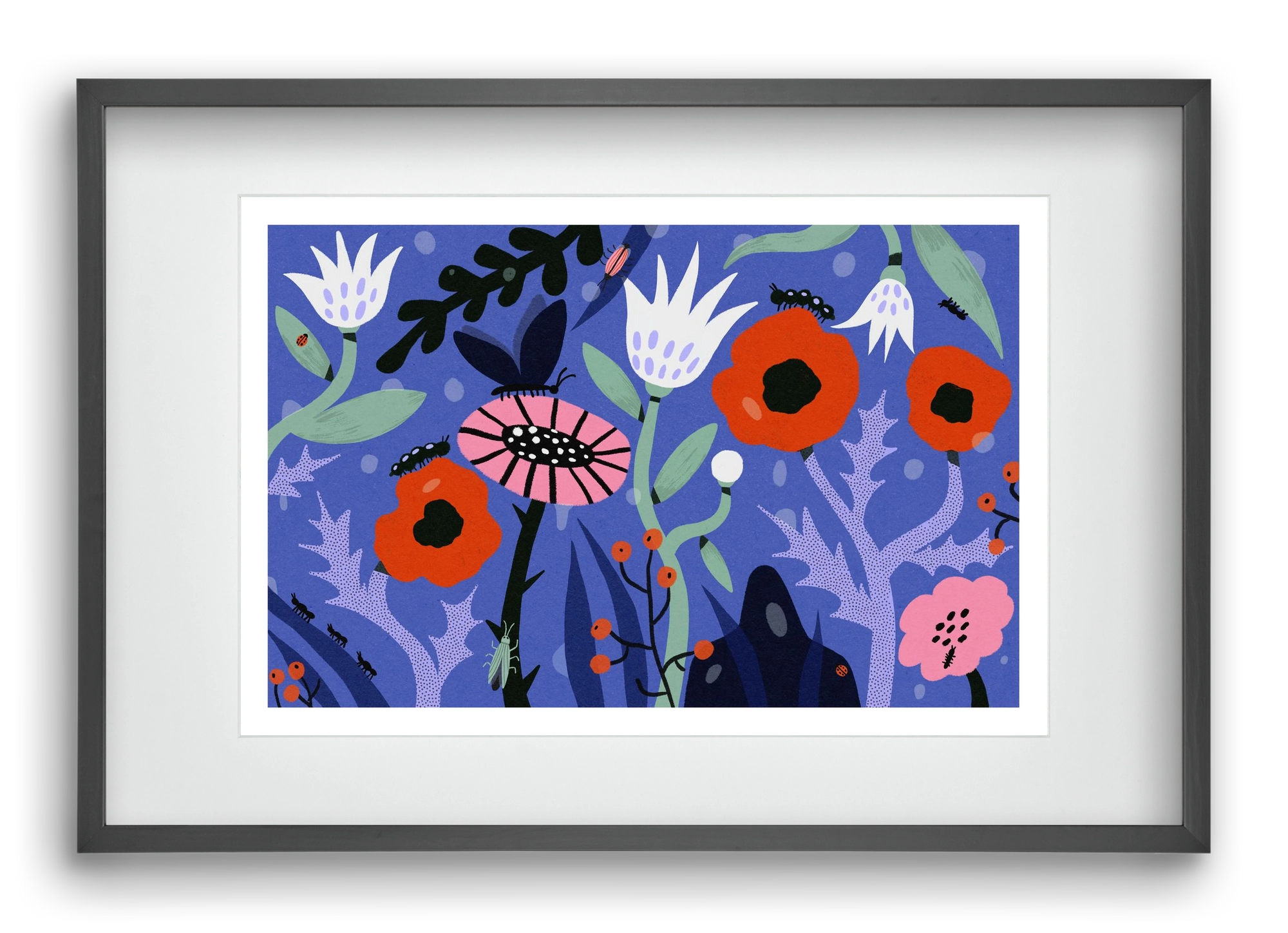 Morning Dew, 60x40 cm (45x30 cm), Fekete keret, paszpartuval