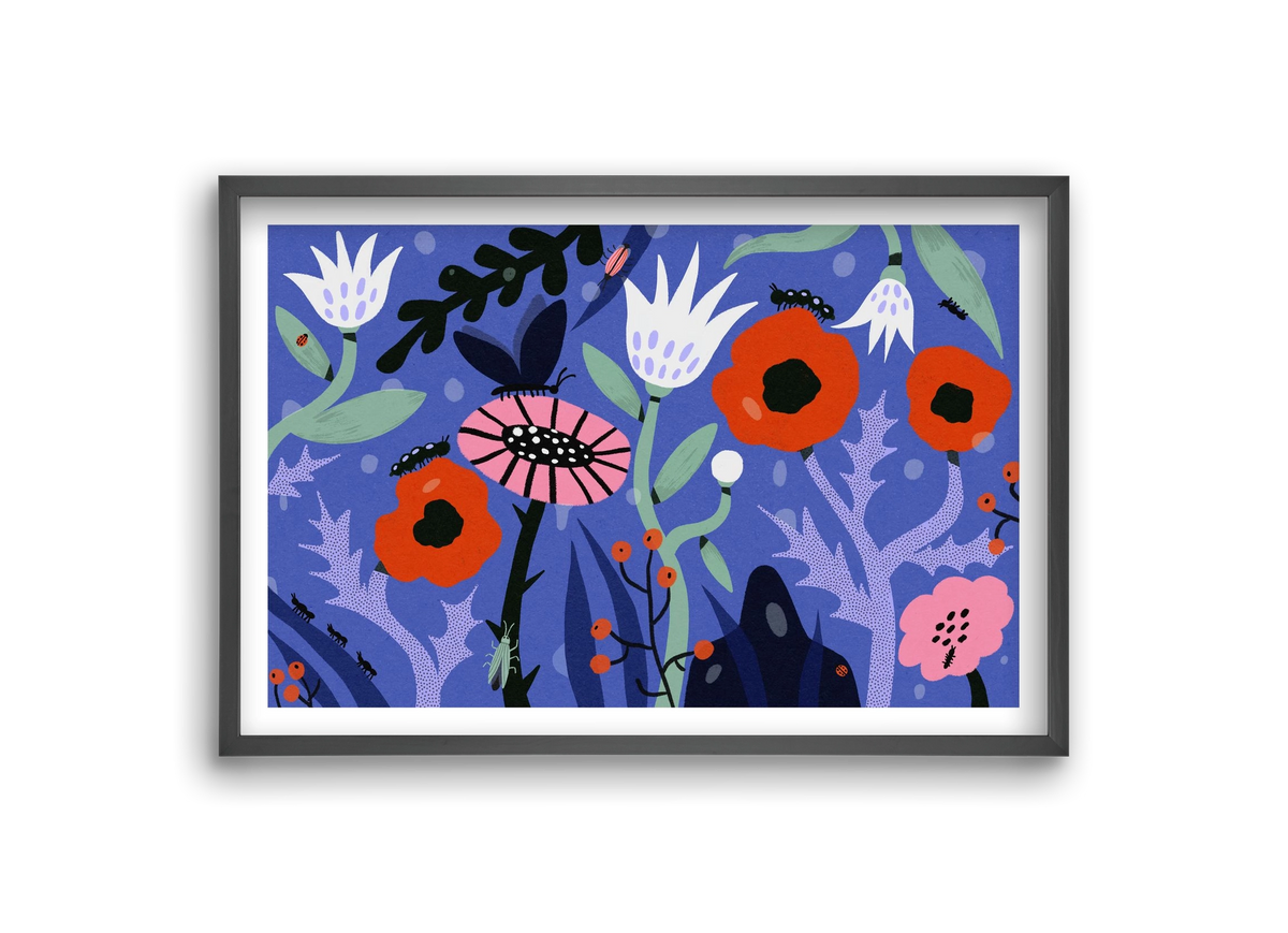 Morning Dew, 30x20 cm (30x20 cm), Fekete keret