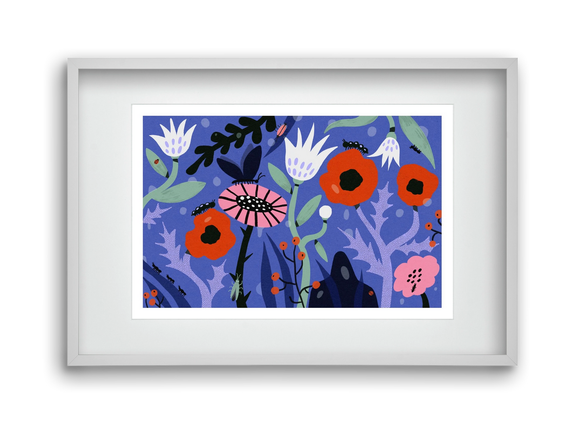 Morning Dew, 45x30 cm (30x20 cm), Fehér keret, paszpartuval