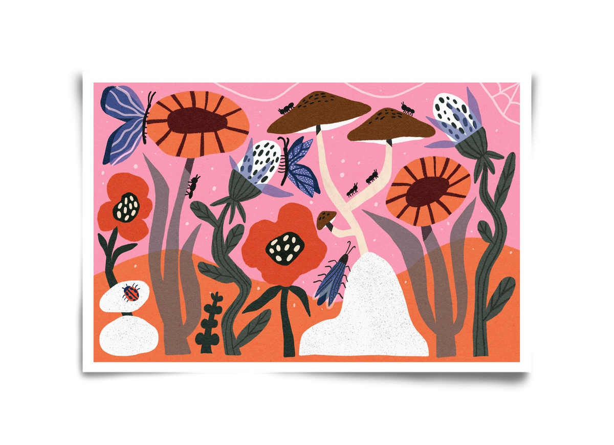 Secret Garden, 45x30 cm, Keret nélkül