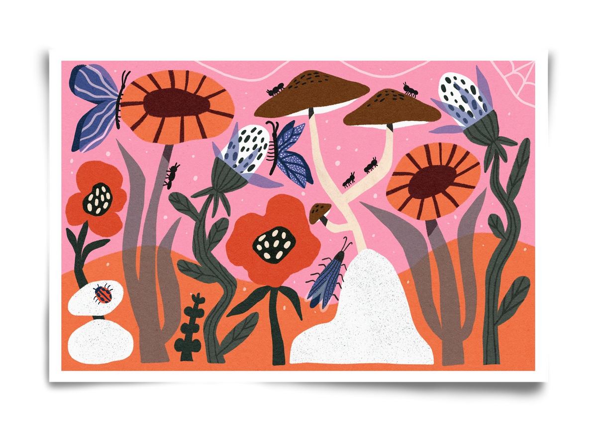 Secret Garden, 60x40 cm, Keret nélkül