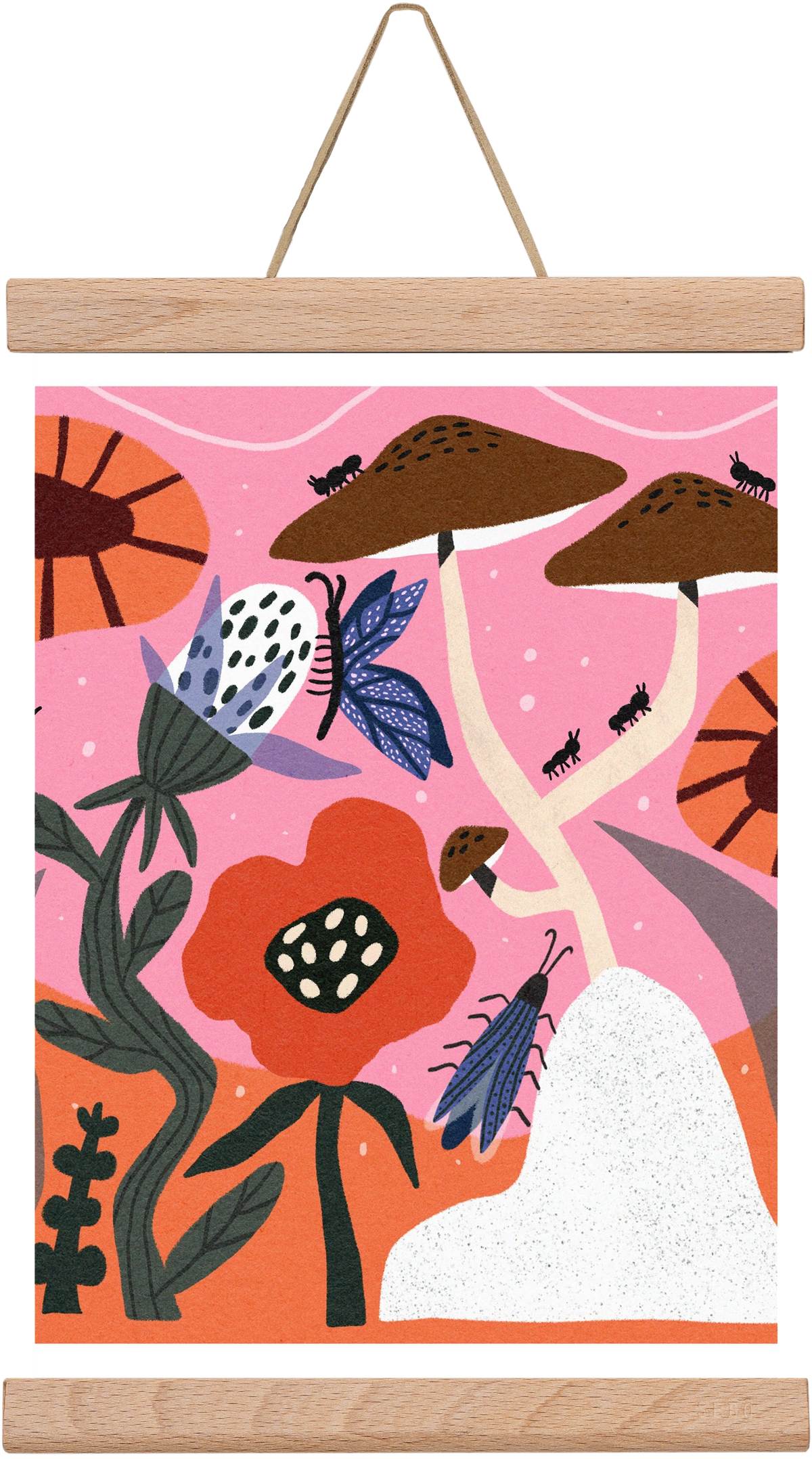 Secret Garden, 30x20 cm (30x20 cm), Tölgy akasztó