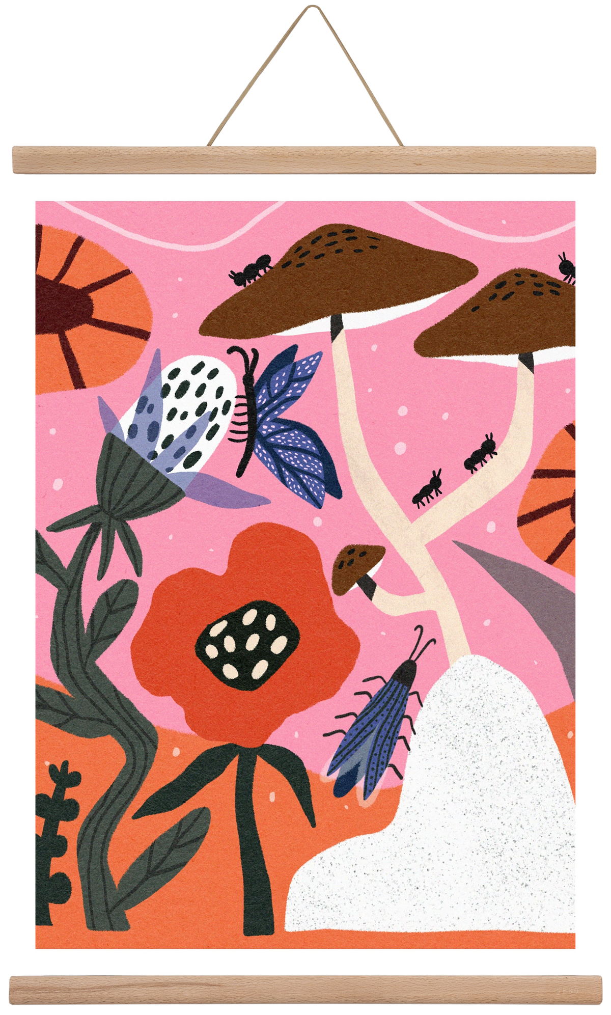 Secret Garden, 60x40 cm (60x40 cm), Tölgy akasztó