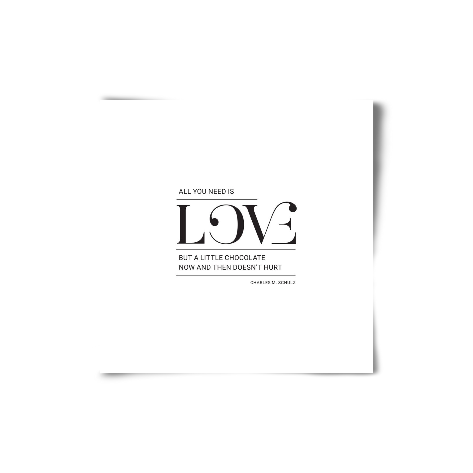 Love, 20x20 cm, Keret nélkül