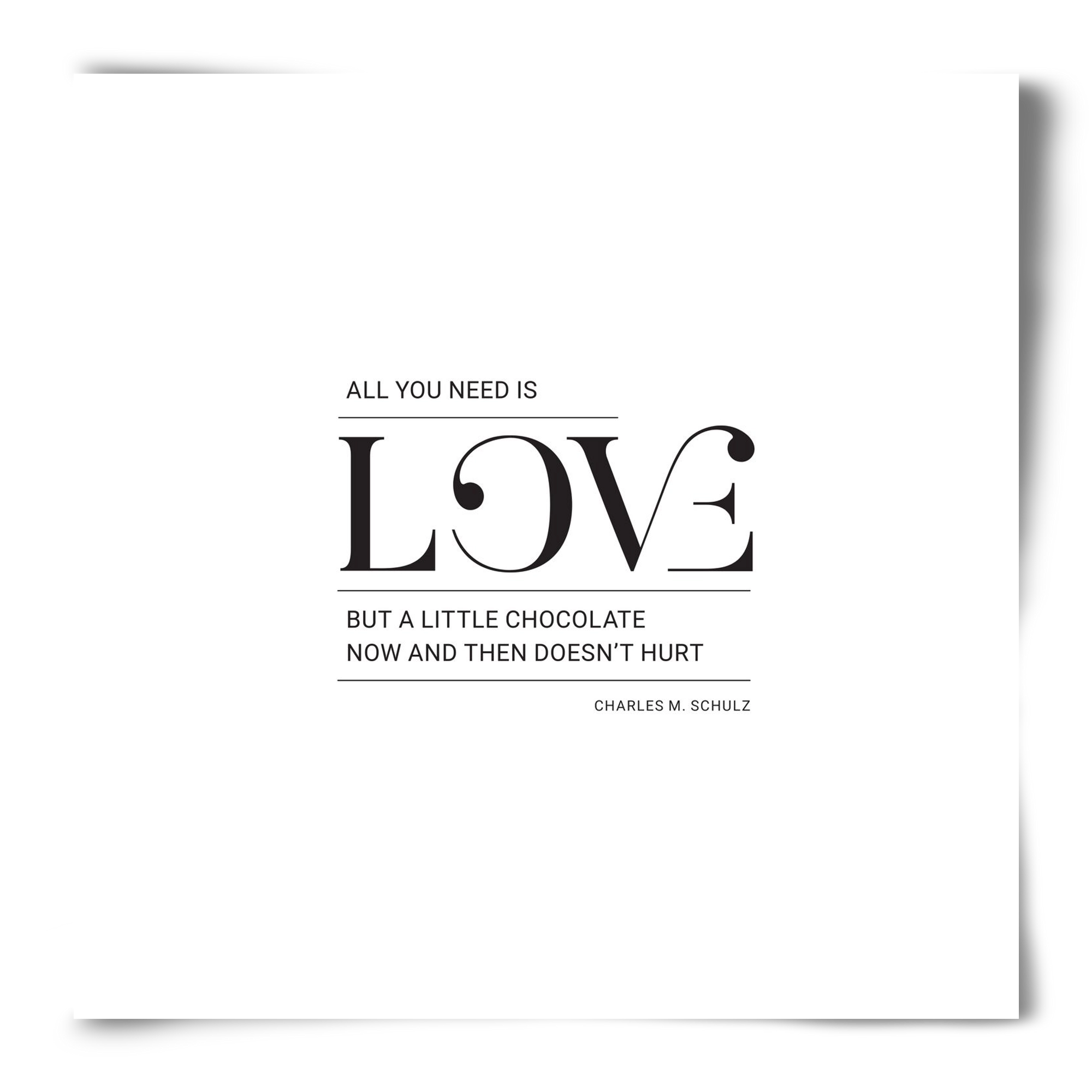 Love, 50x50 cm, Keret nélkül