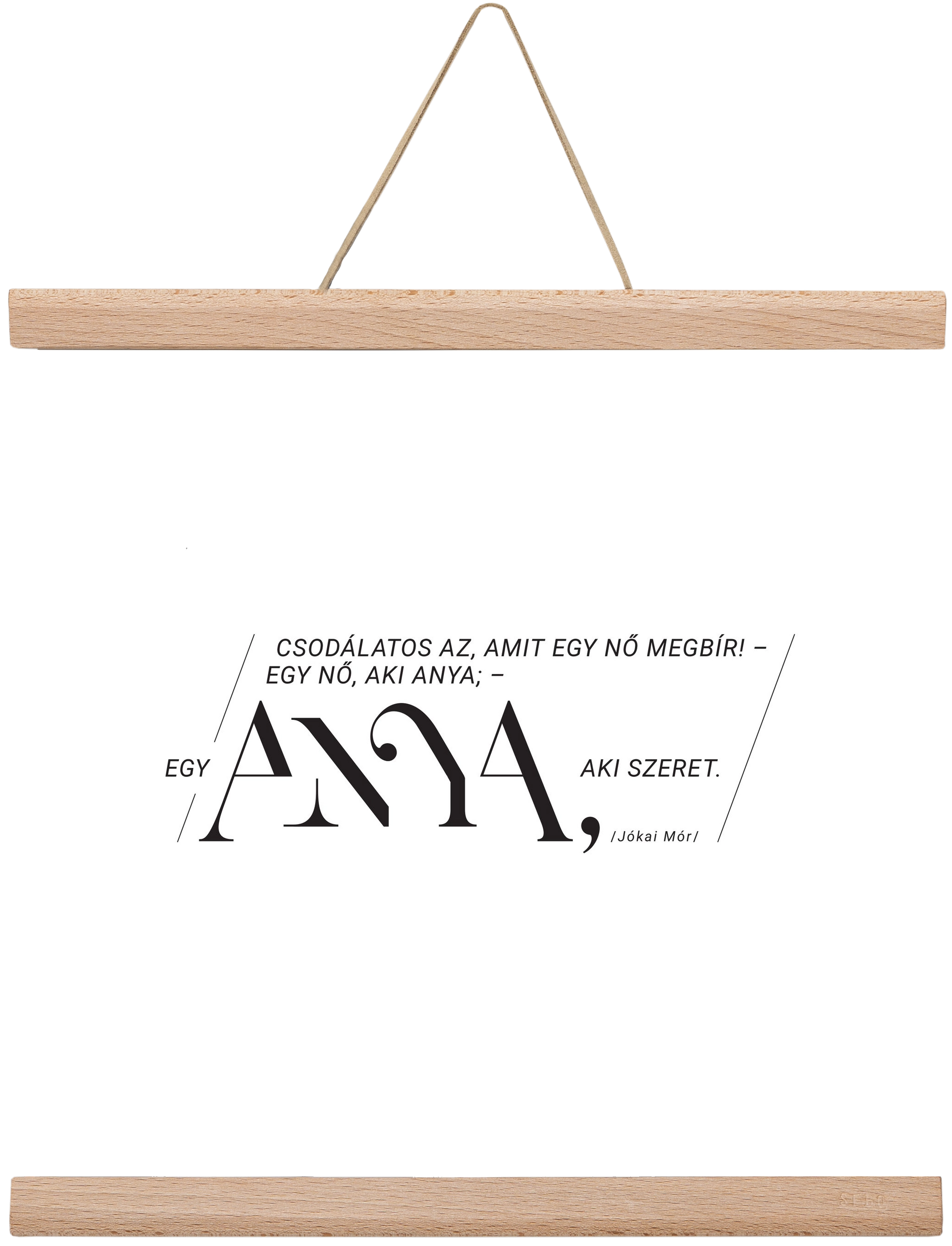 Anya, 30x30 cm (30x30 cm), Tölgy akasztó