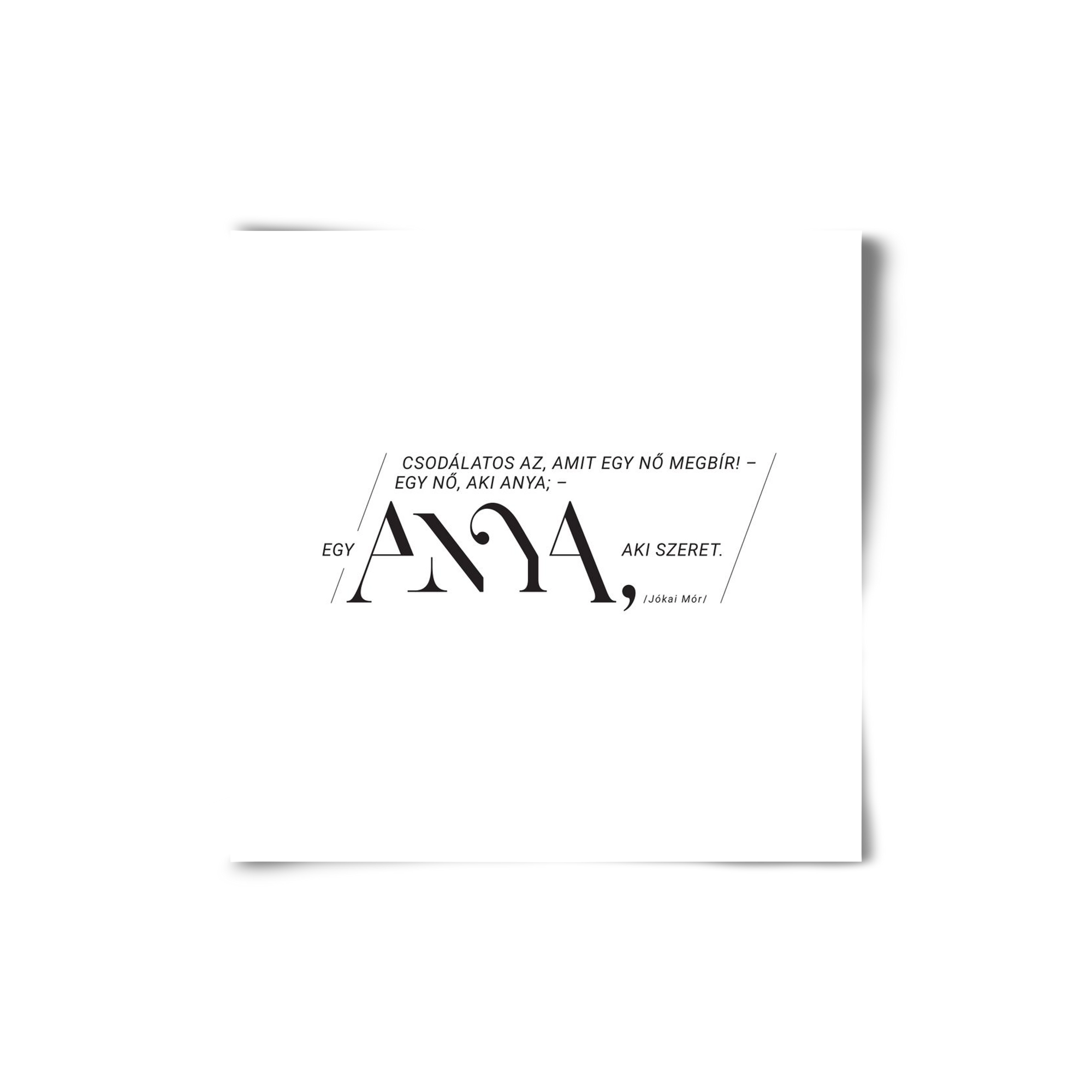 Anya, 20x20 cm, Keret nélkül