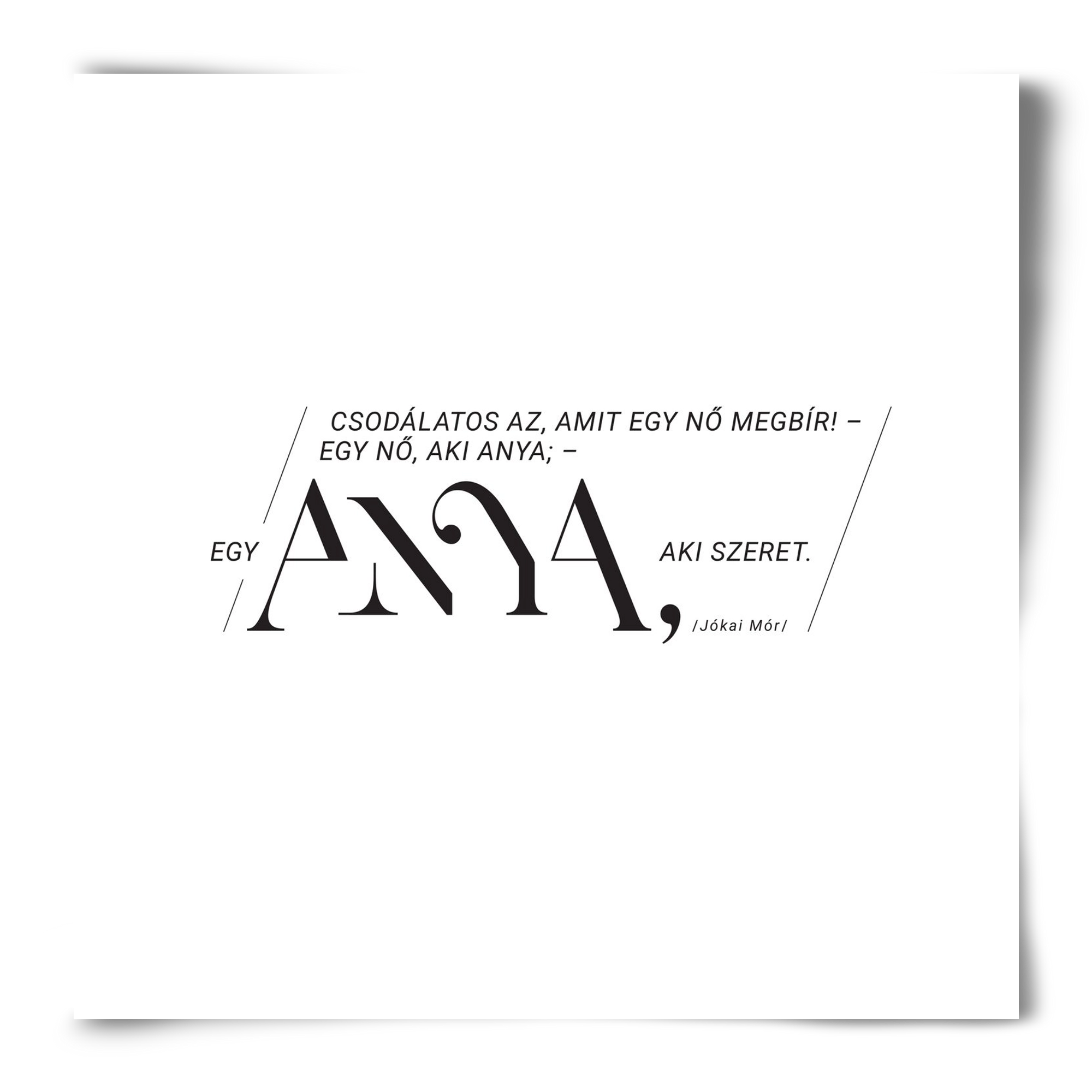 Anya, 50x50 cm, Keret nélkül