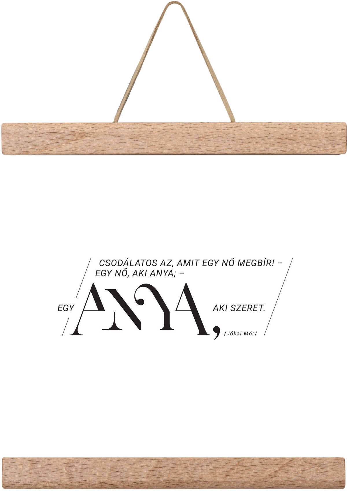 Anya, 20x20 cm (20x20 cm), Tölgy akasztó