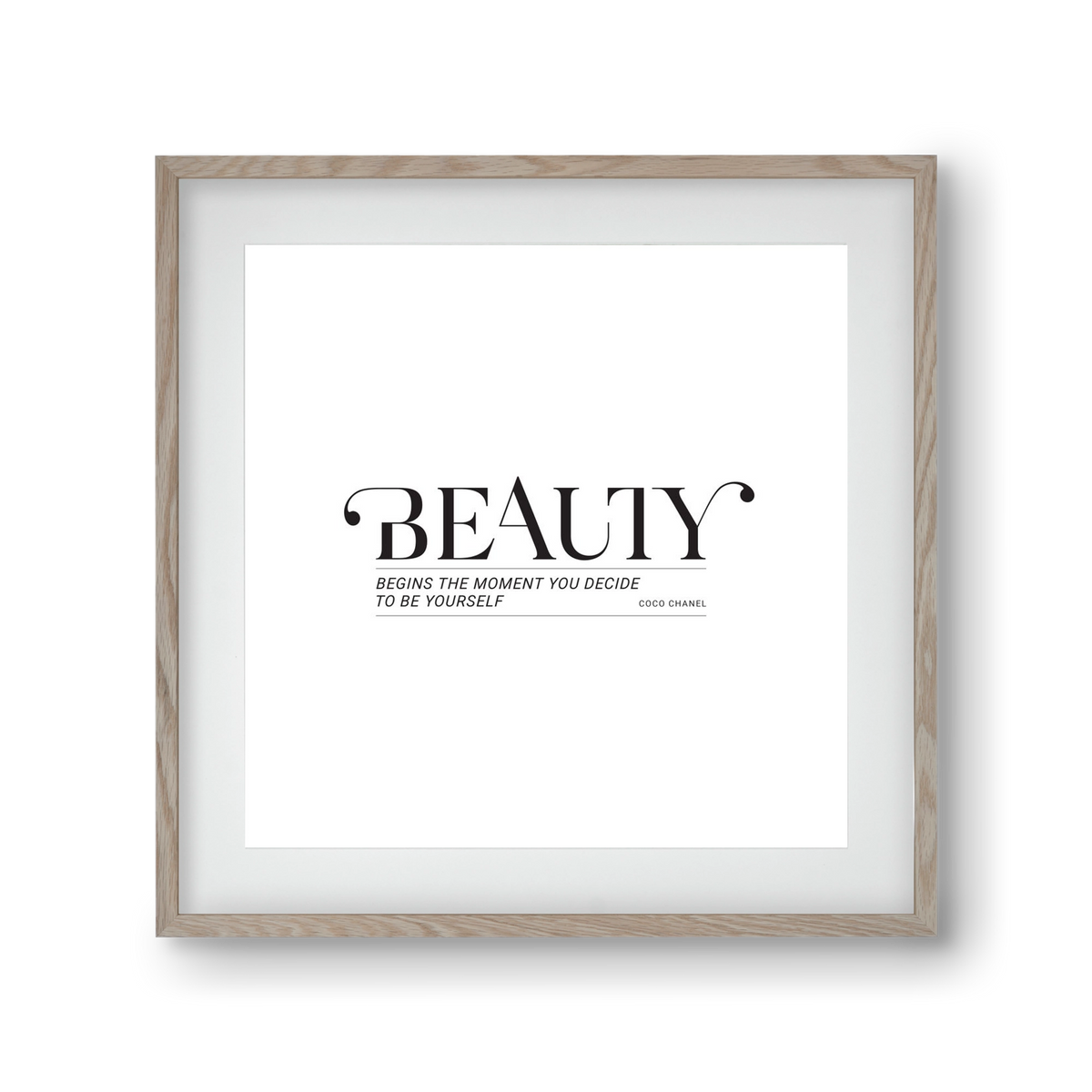 Bauty, 30x30 cm (20x20 cm), Tölgy keret, paszpartuval