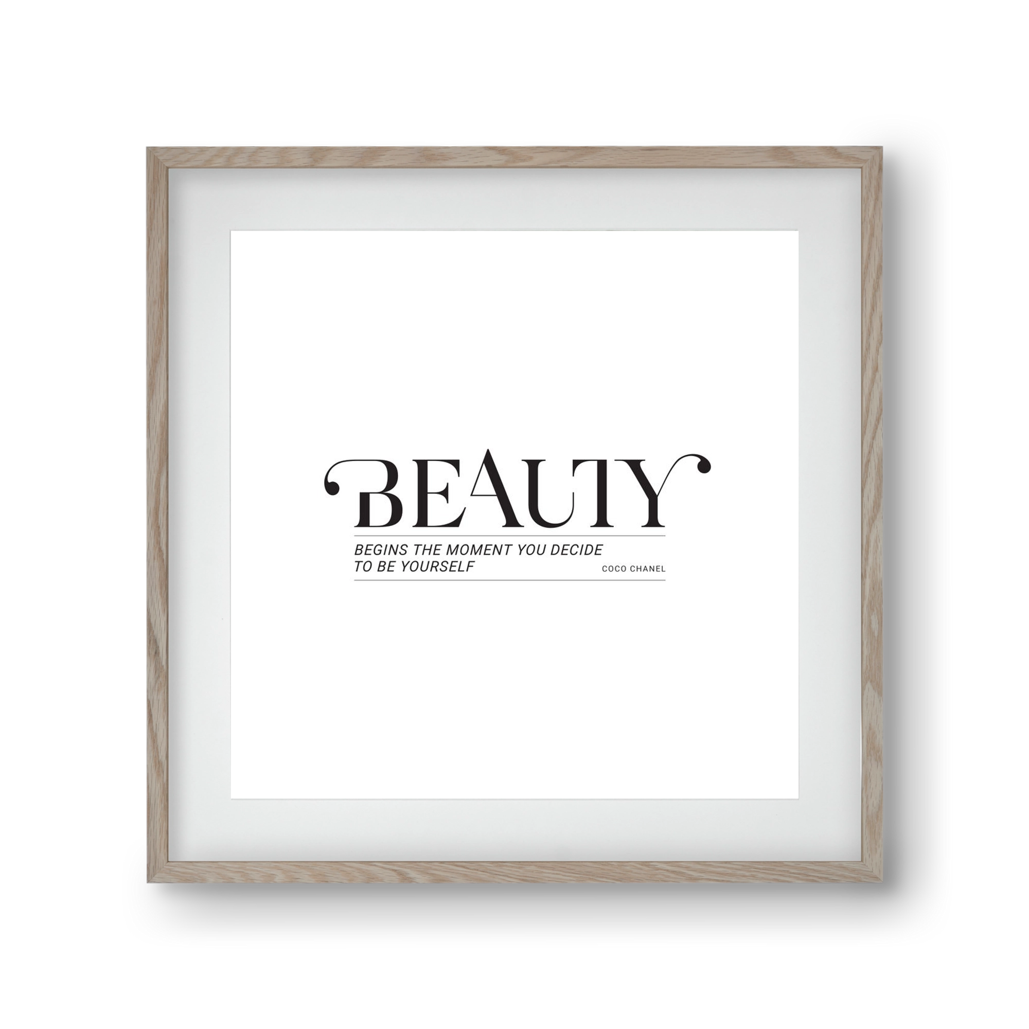 Bauty, 30x30 cm (20x20 cm), Tölgy keret, paszpartuval