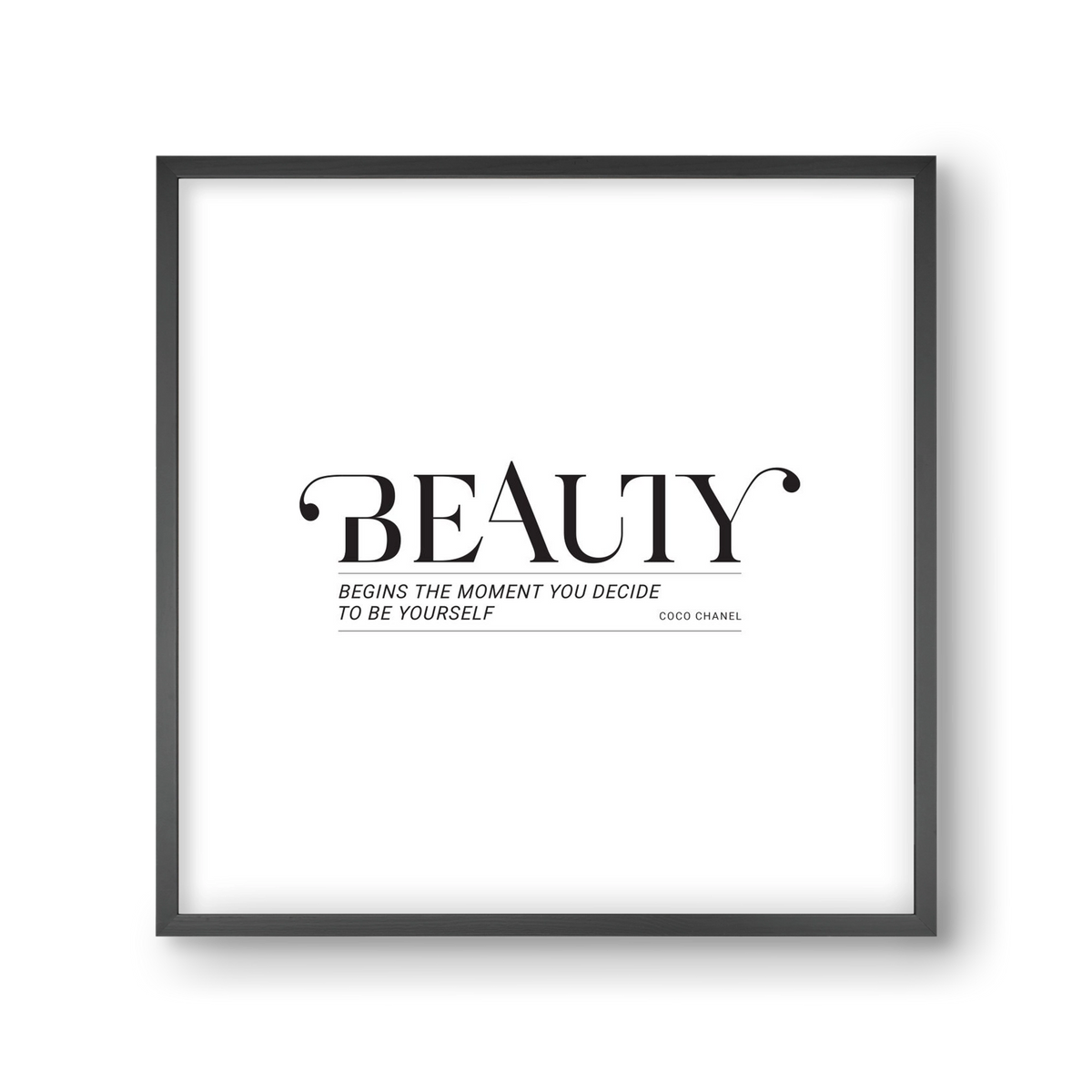 Bauty, 30x30 cm (30x30 cm), Fekete keret