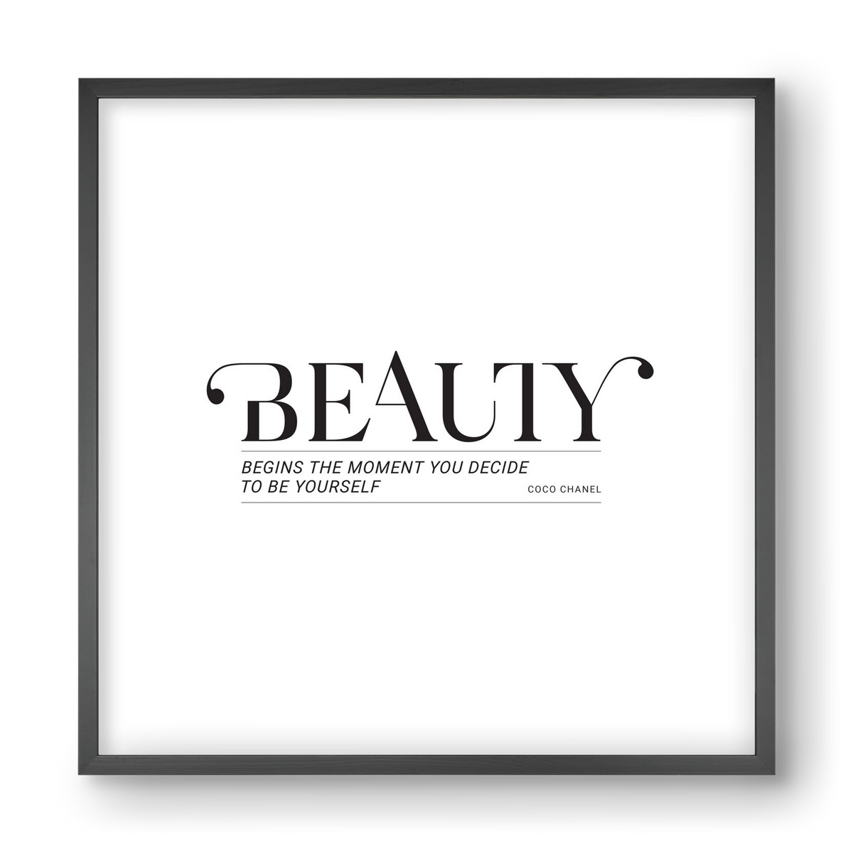 Bauty, 40x40 cm (40x40 cm), Fekete keret