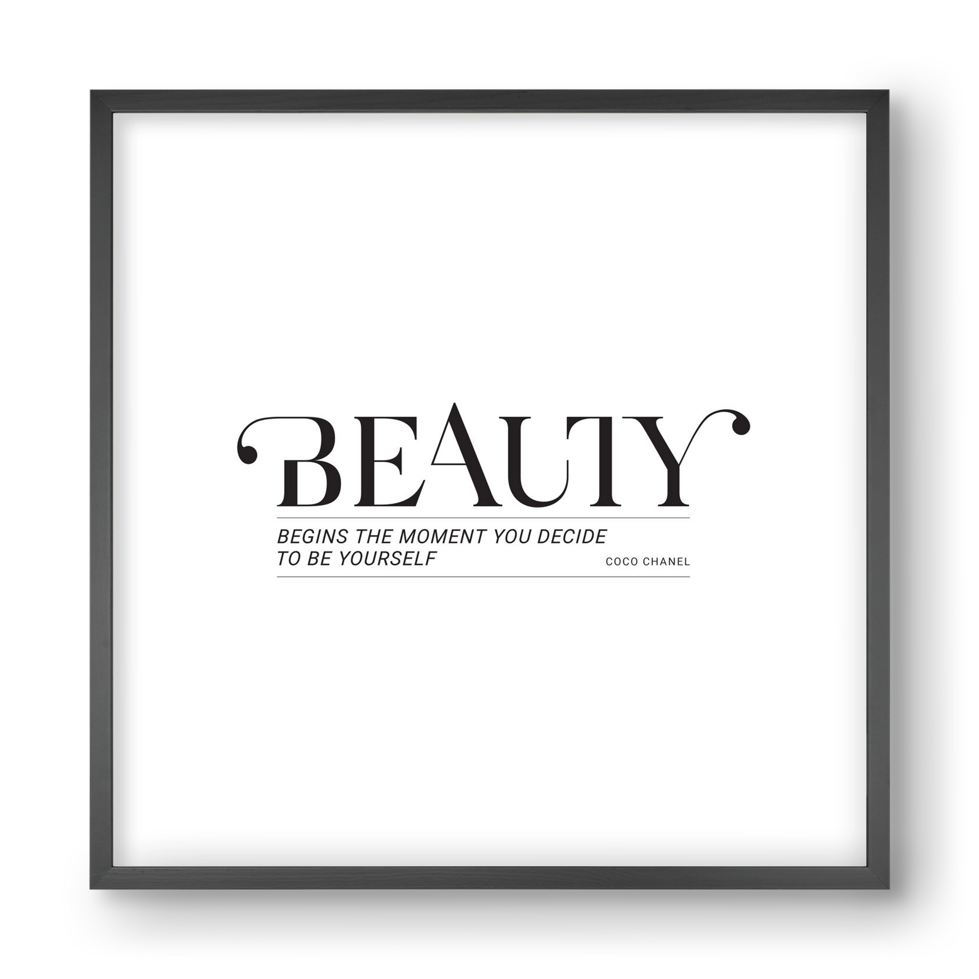 Bauty, 40x40 cm (40x40 cm), Fekete keret