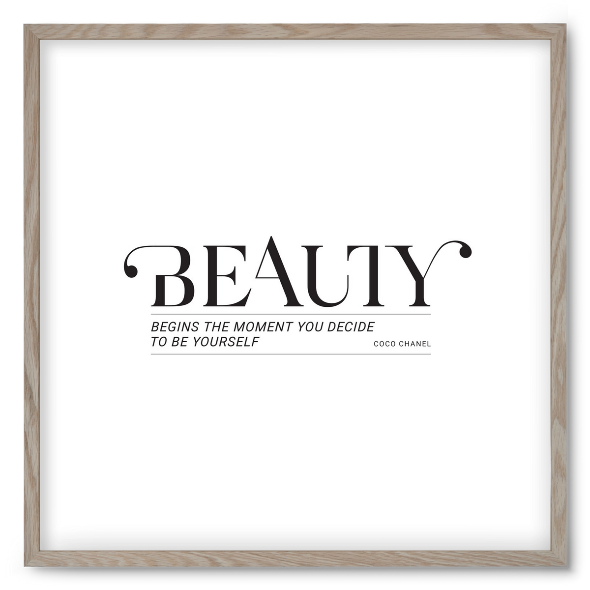 Bauty, 50x50 cm (50x50 cm), Tölgy keret