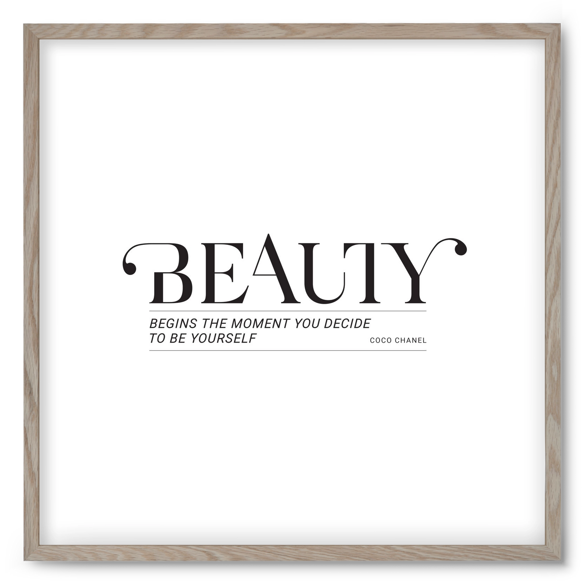 Bauty, 50x50 cm (50x50 cm), Tölgy keret