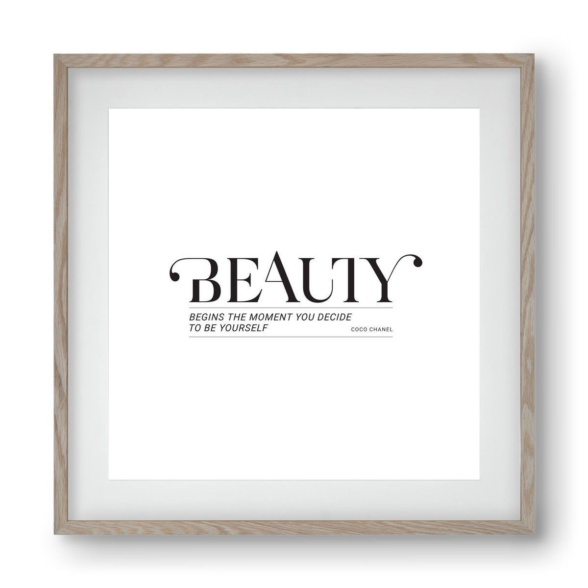 Bauty, 40x40 cm (30x30 cm), Tölgy keret, paszpartuval