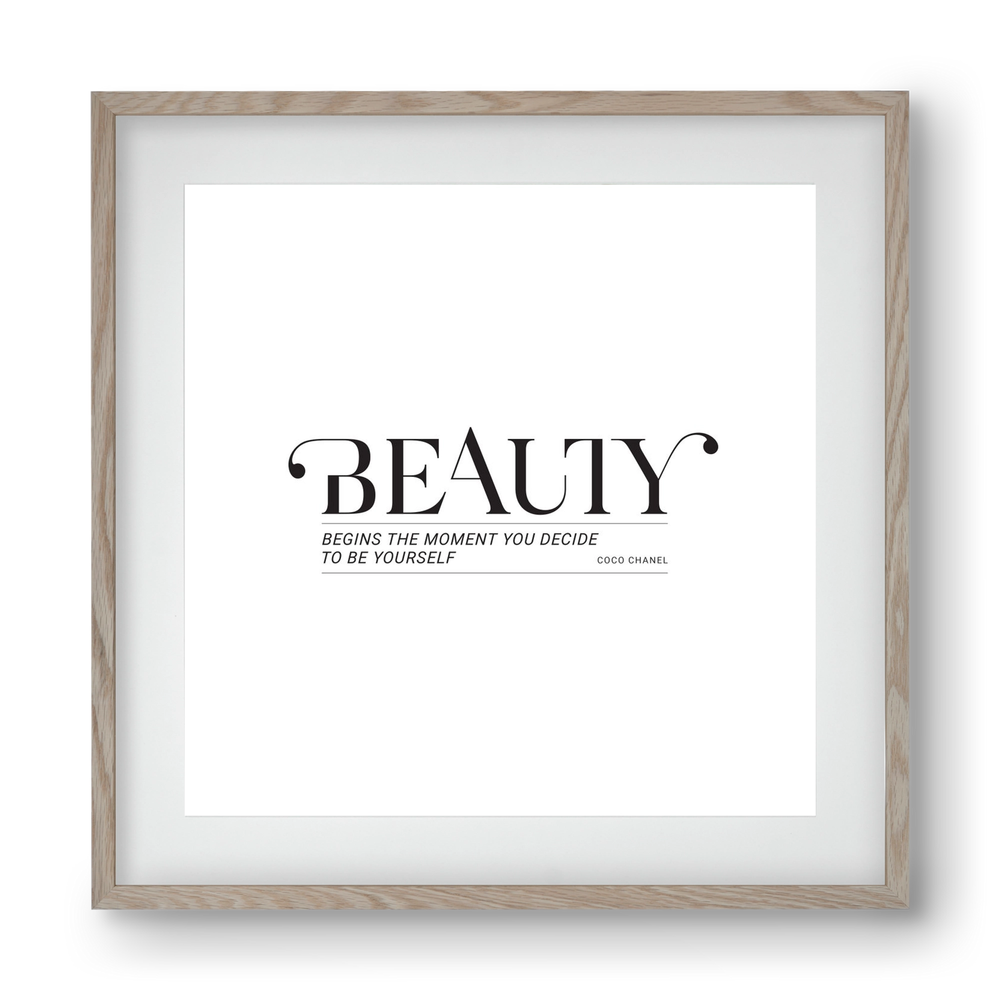 Bauty, 40x40 cm (30x30 cm), Tölgy keret, paszpartuval