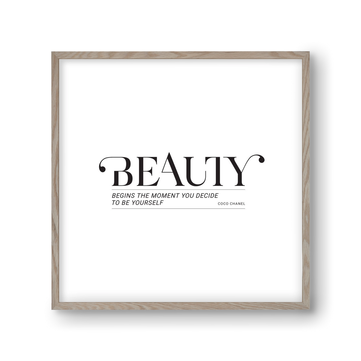 Bauty, 30x30 cm (30x30 cm), Tölgy keret