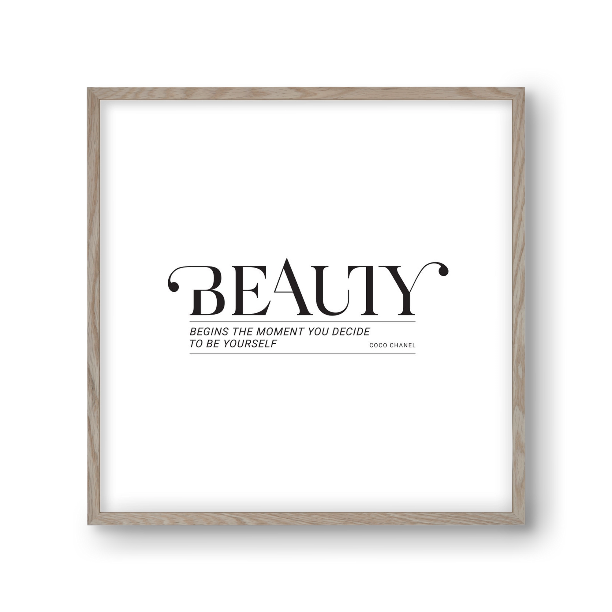 Bauty, 30x30 cm (30x30 cm), Tölgy keret